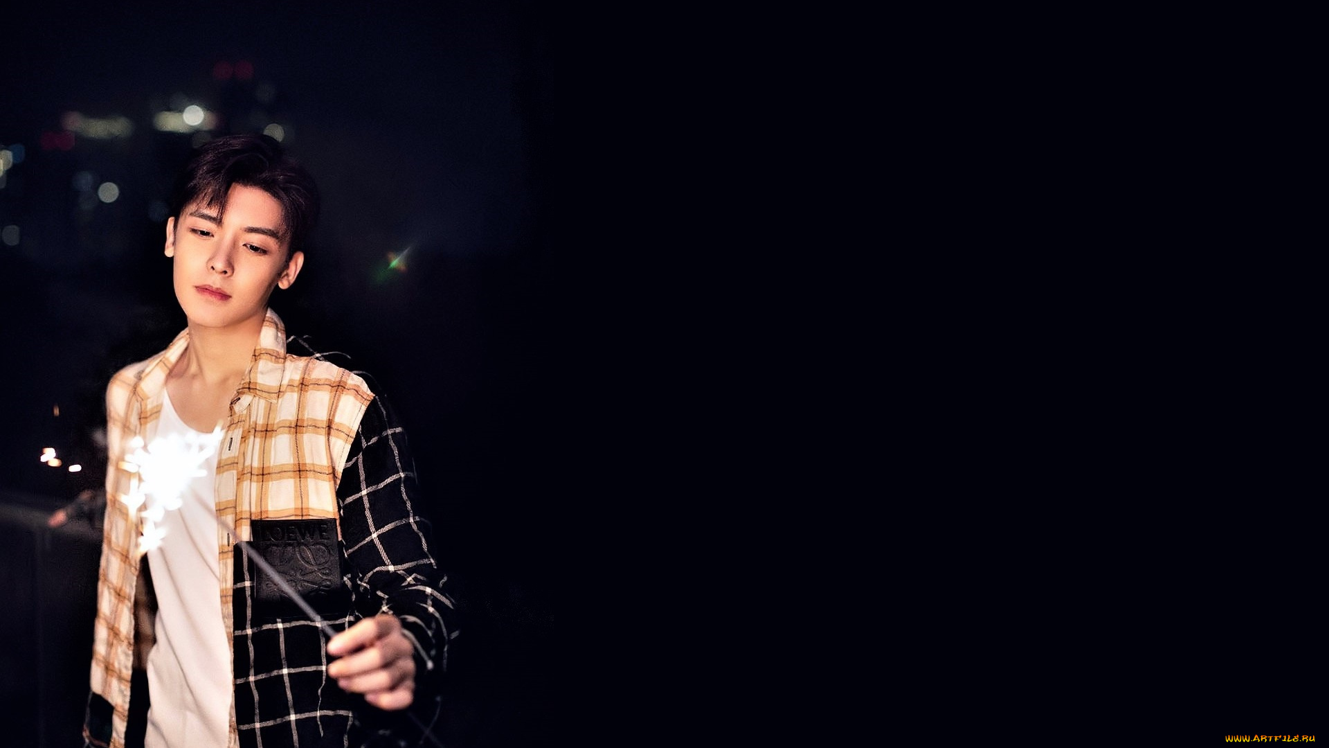 мужчины, hou, ming, hao, актер, бенгальский, огонь