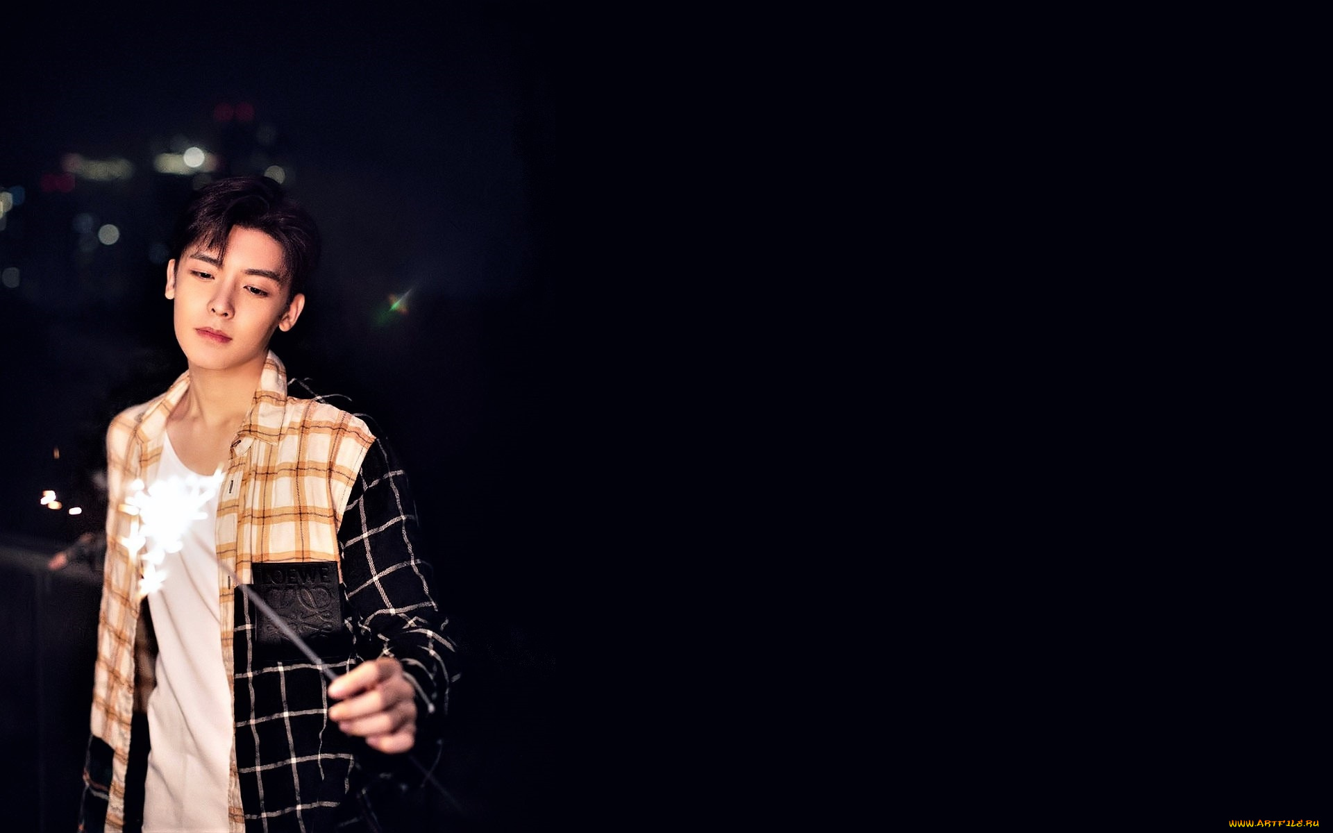 мужчины, hou, ming, hao, актер, бенгальский, огонь