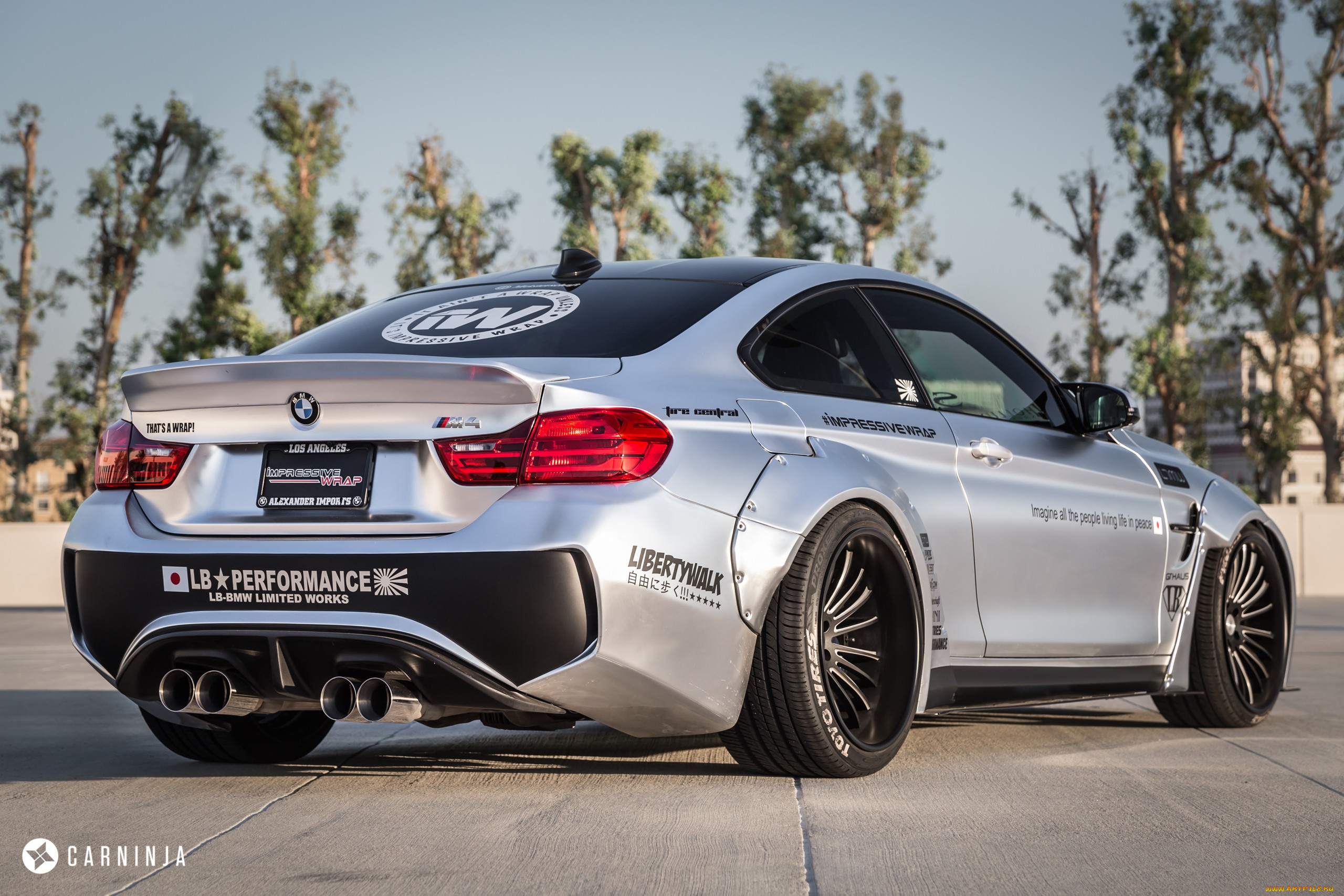 автомобили, bmw, m4, lb, works, performance, low, car, vossen, улица, закат, f80, f82, f83, body, kit