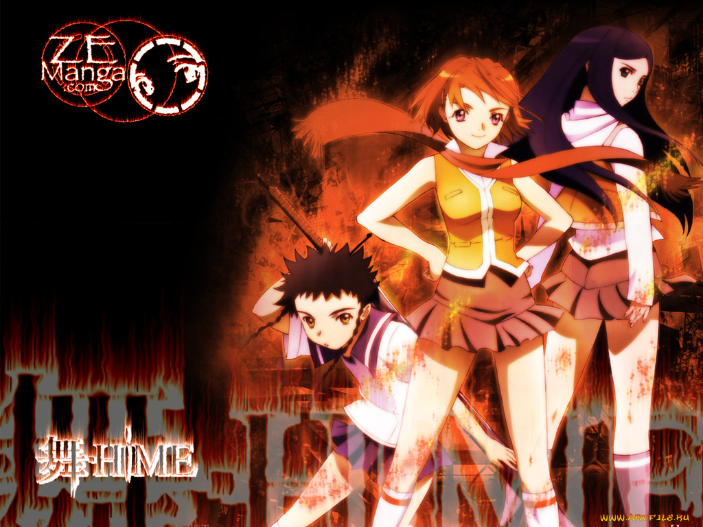 аниме, mai, hime