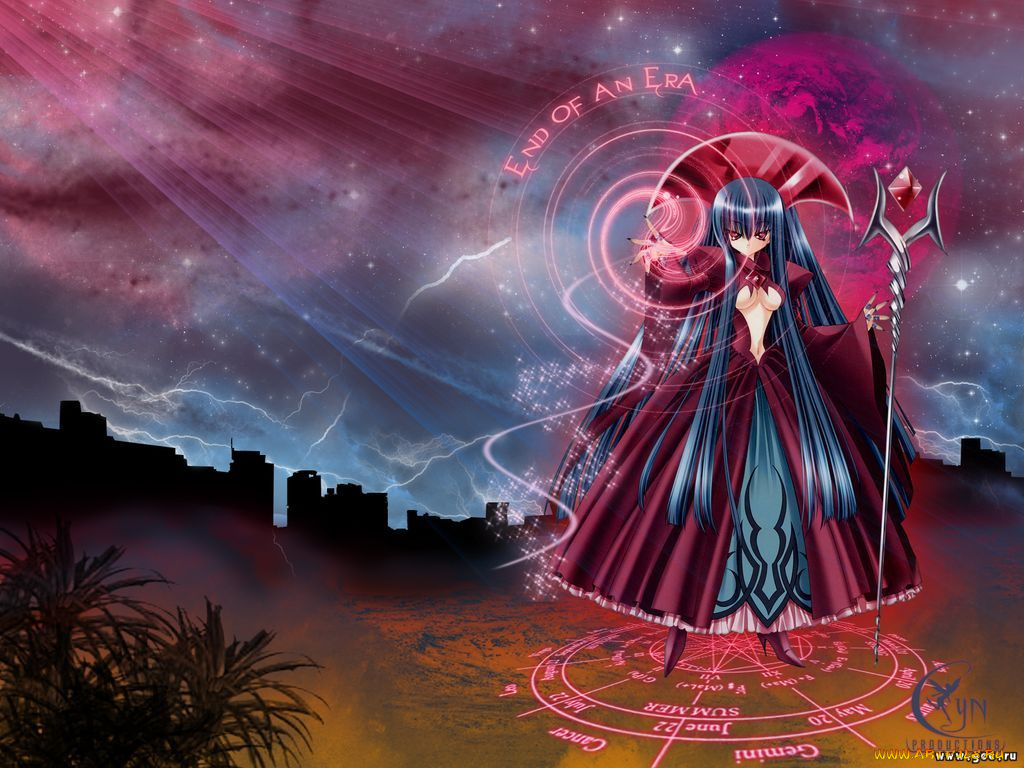 аниме, weapon, blood, technology