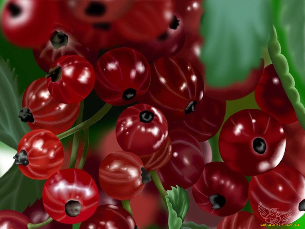 рисованные, еда