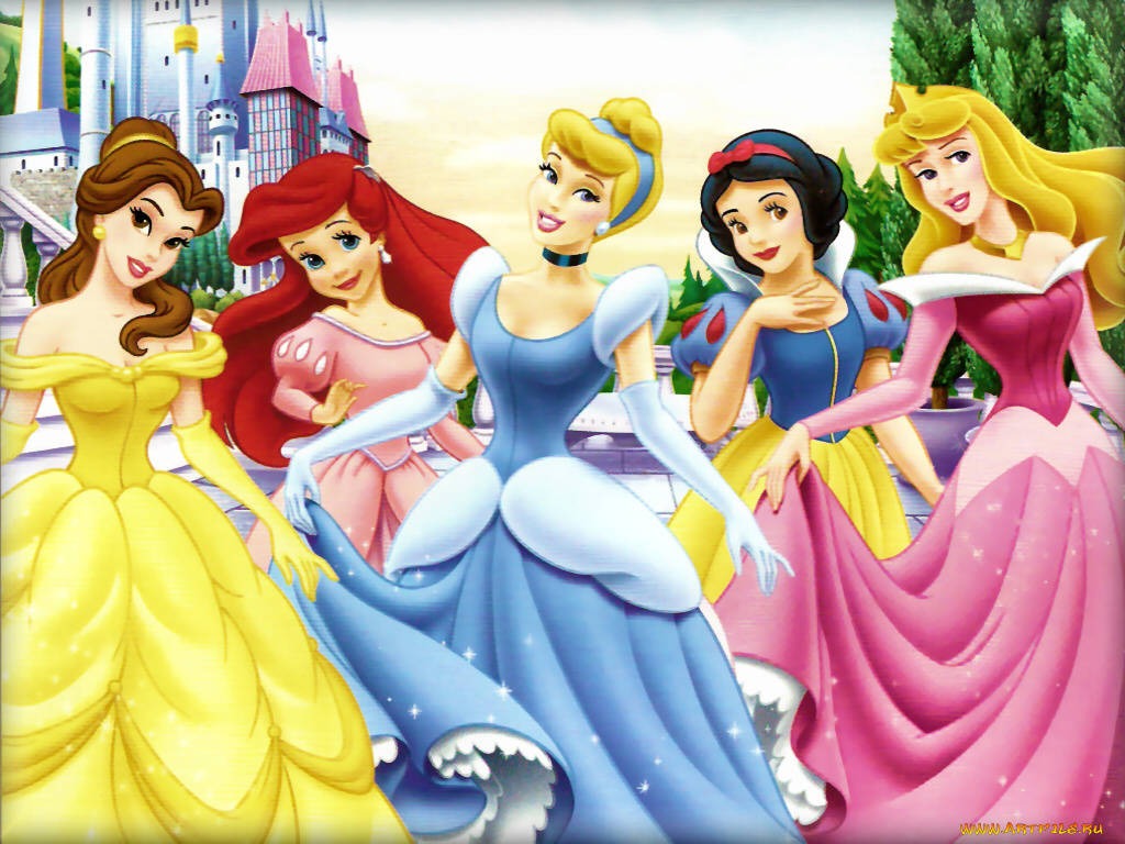 мультфильмы, disney`s, princess