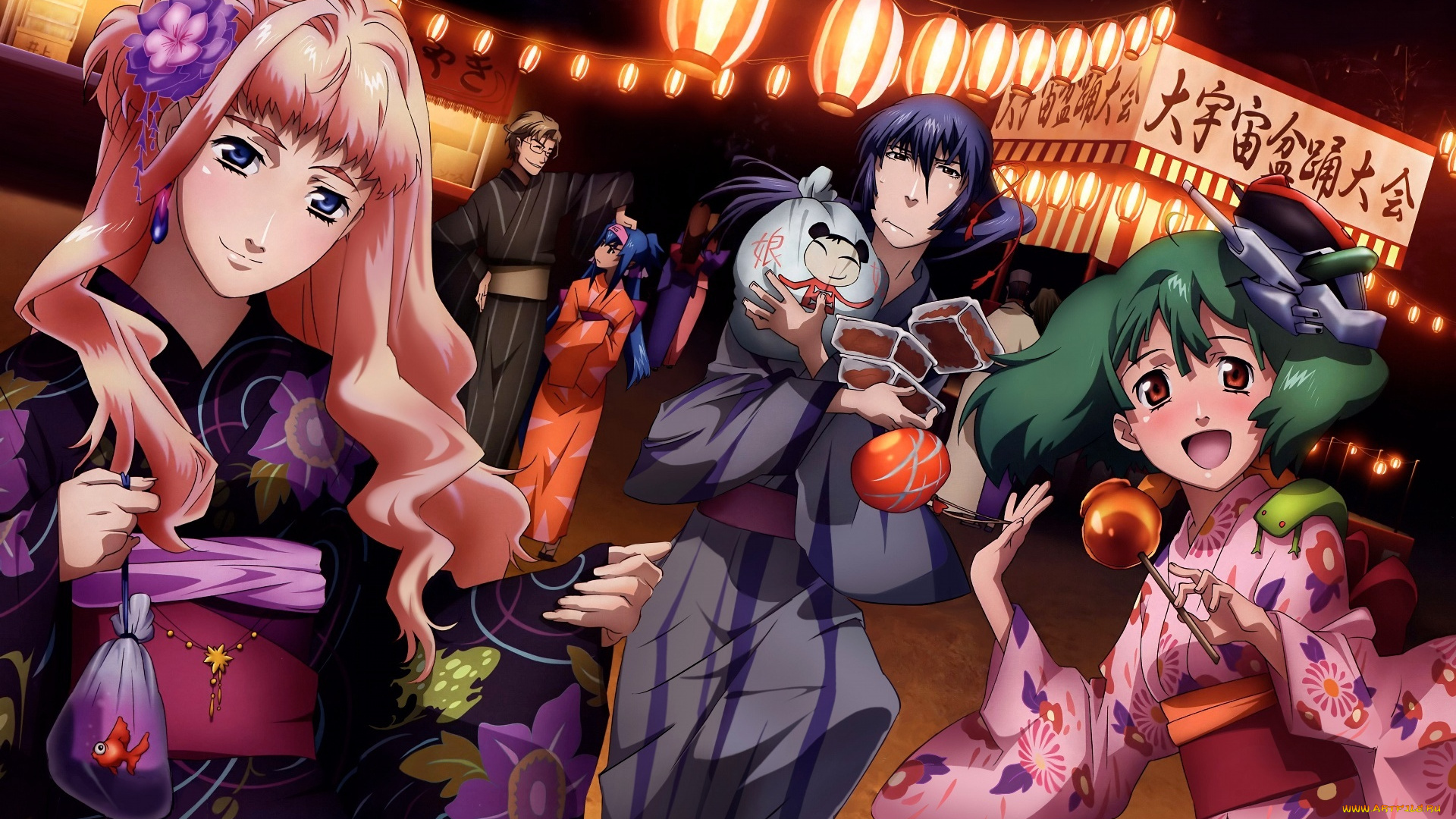 аниме, macross, frontier