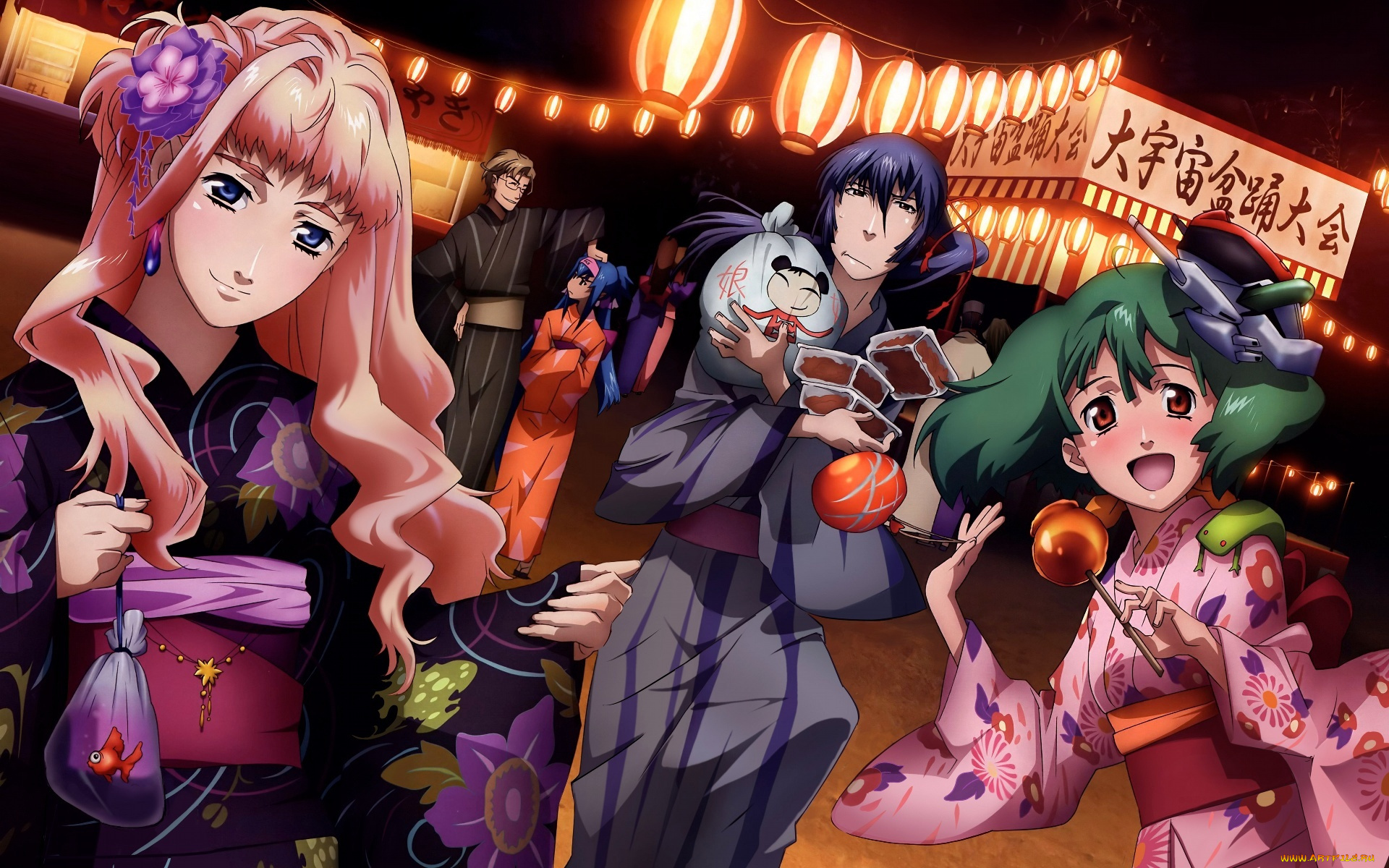 аниме, macross, frontier