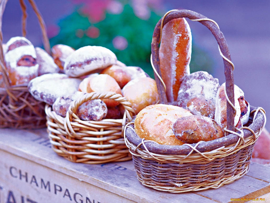 еда, хлеб, выпечка