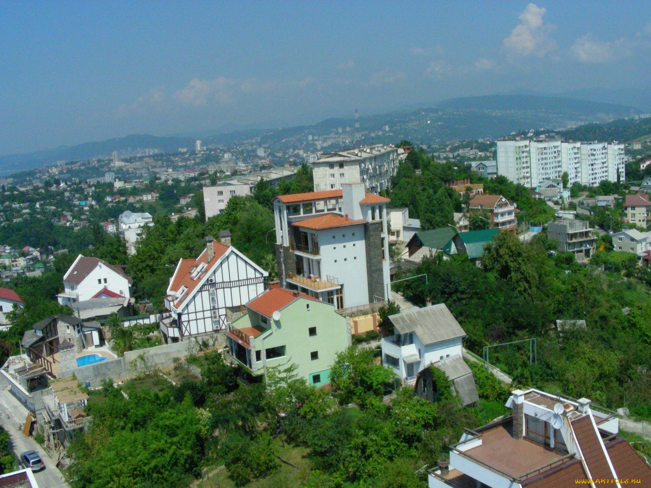 сочи, города, панорамы