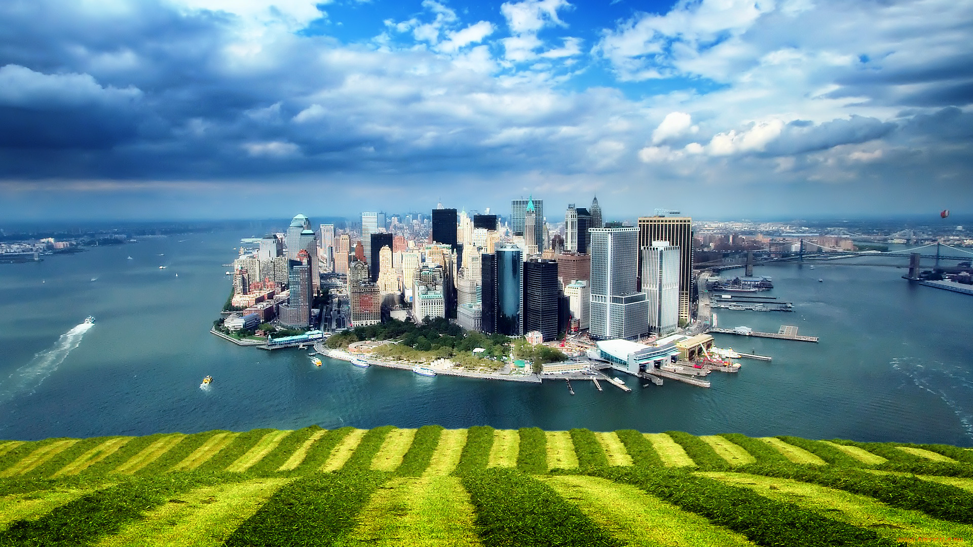 города, нью, йорк, сша