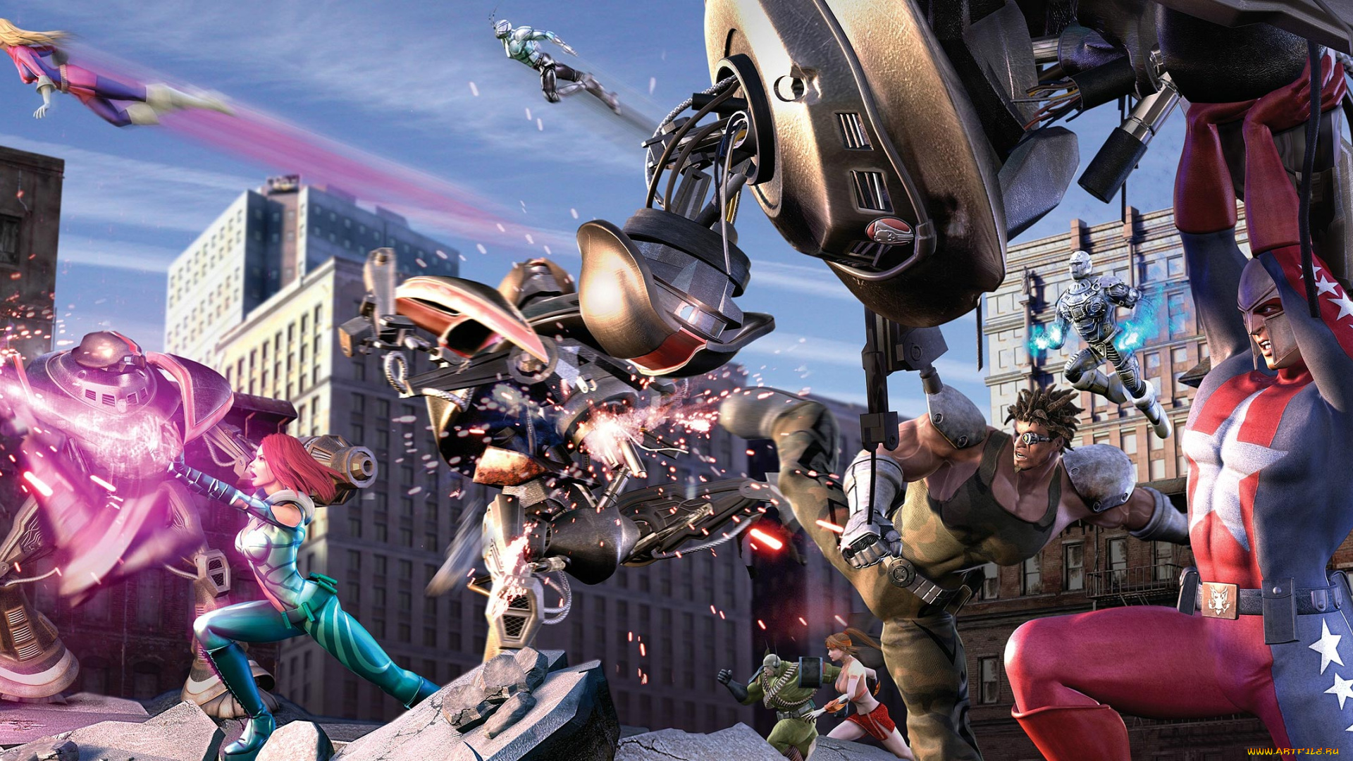 видео, игры, city, of, heroes