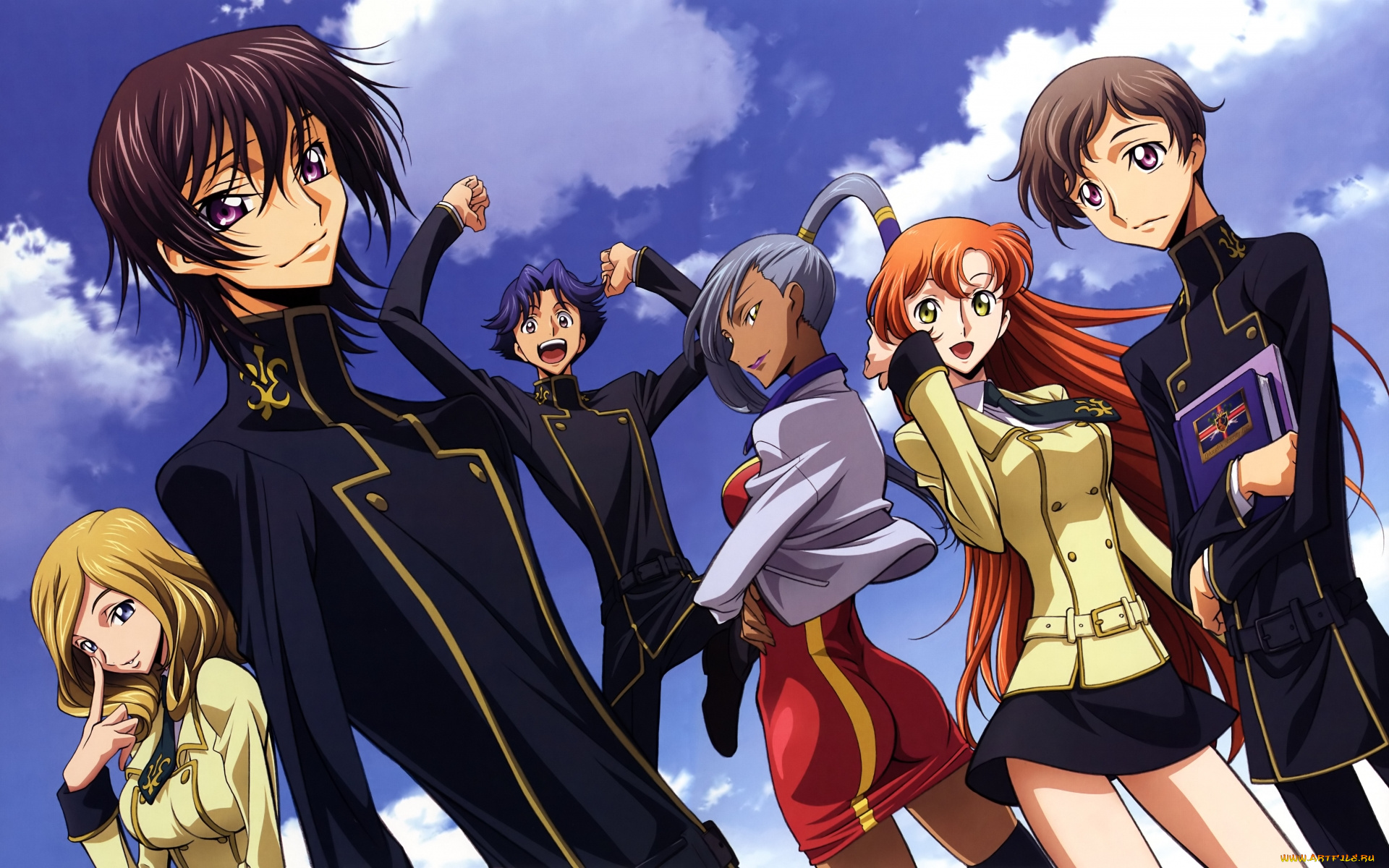 аниме, code, geass