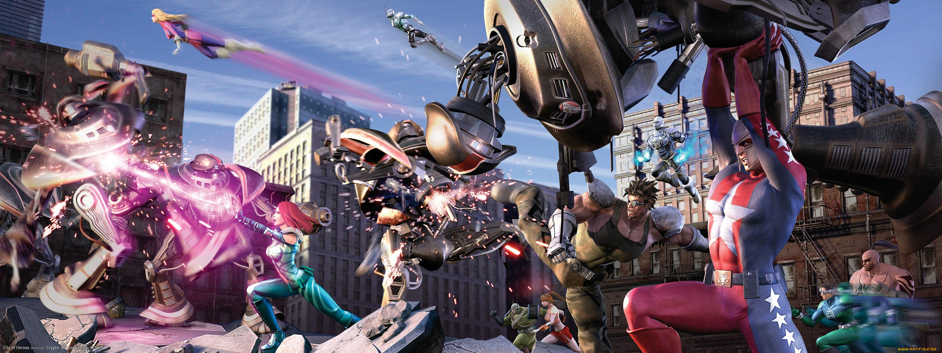 видео, игры, city, of, heroes