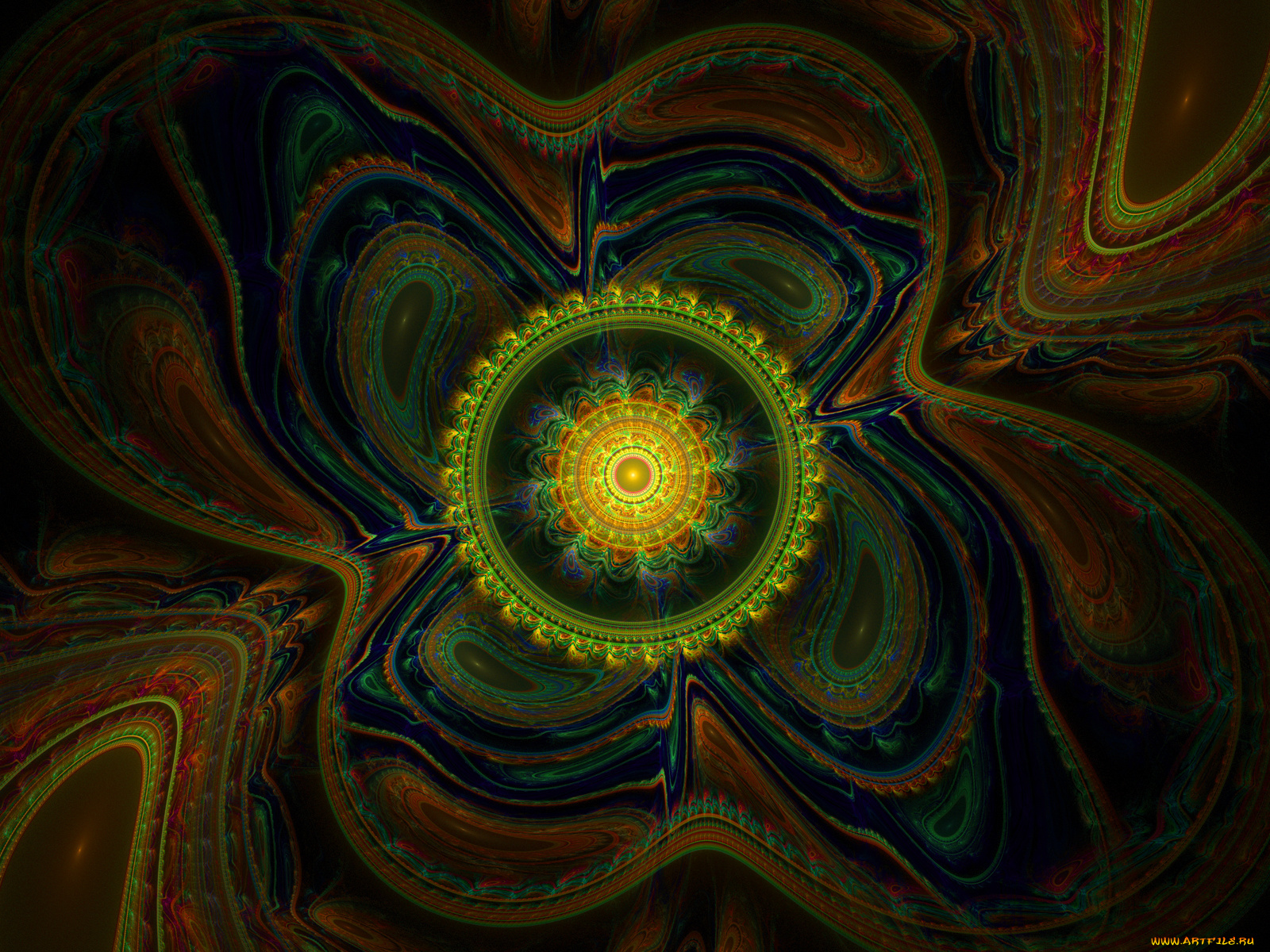 3д, графика, fractal, фракталы, абстракция