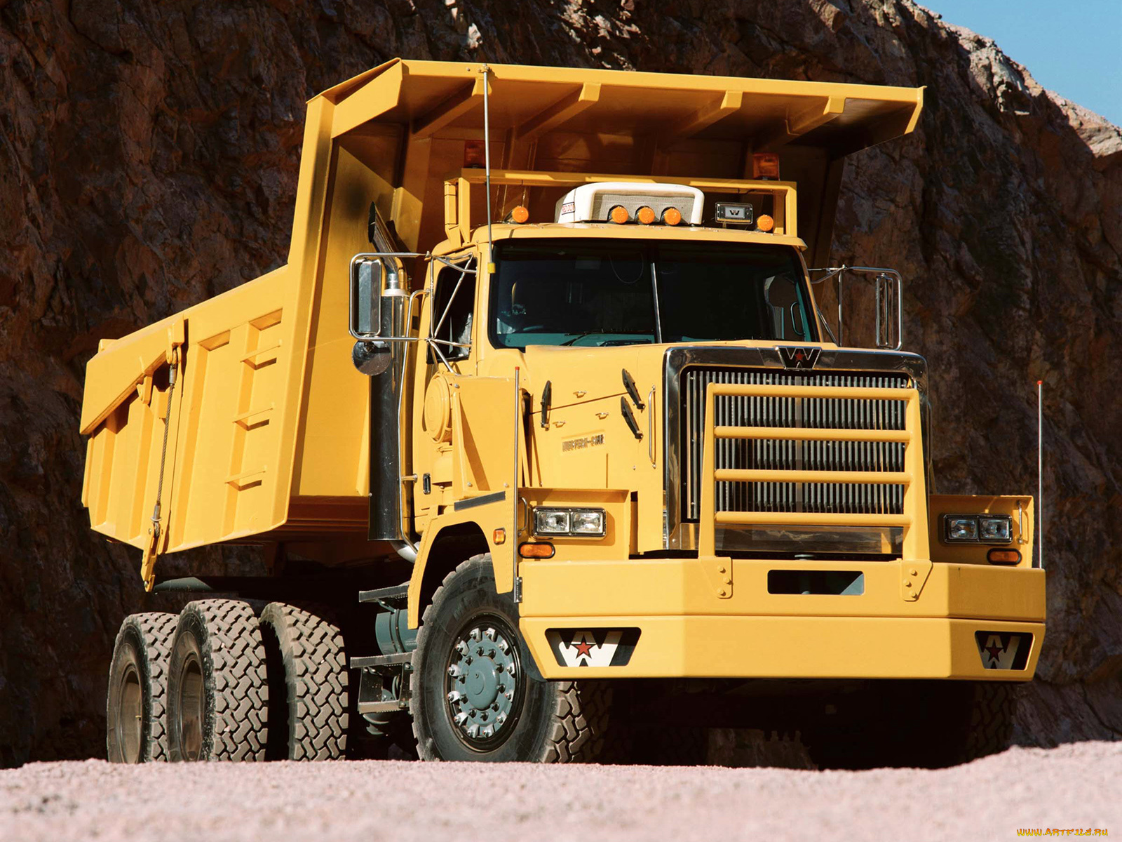 western, star, 6900xd, dump, truck, автомобили