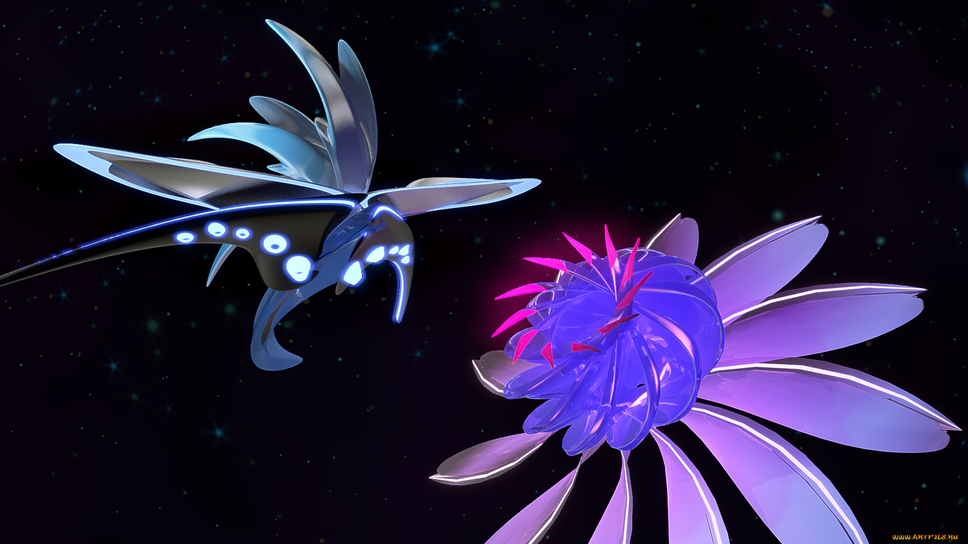 3д, графика, abstract, абстракции, тёмный, фон, абстракция