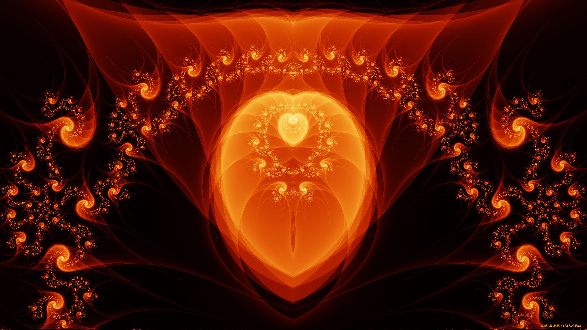 3д, графика, fractal, фракталы, узор, тёмный