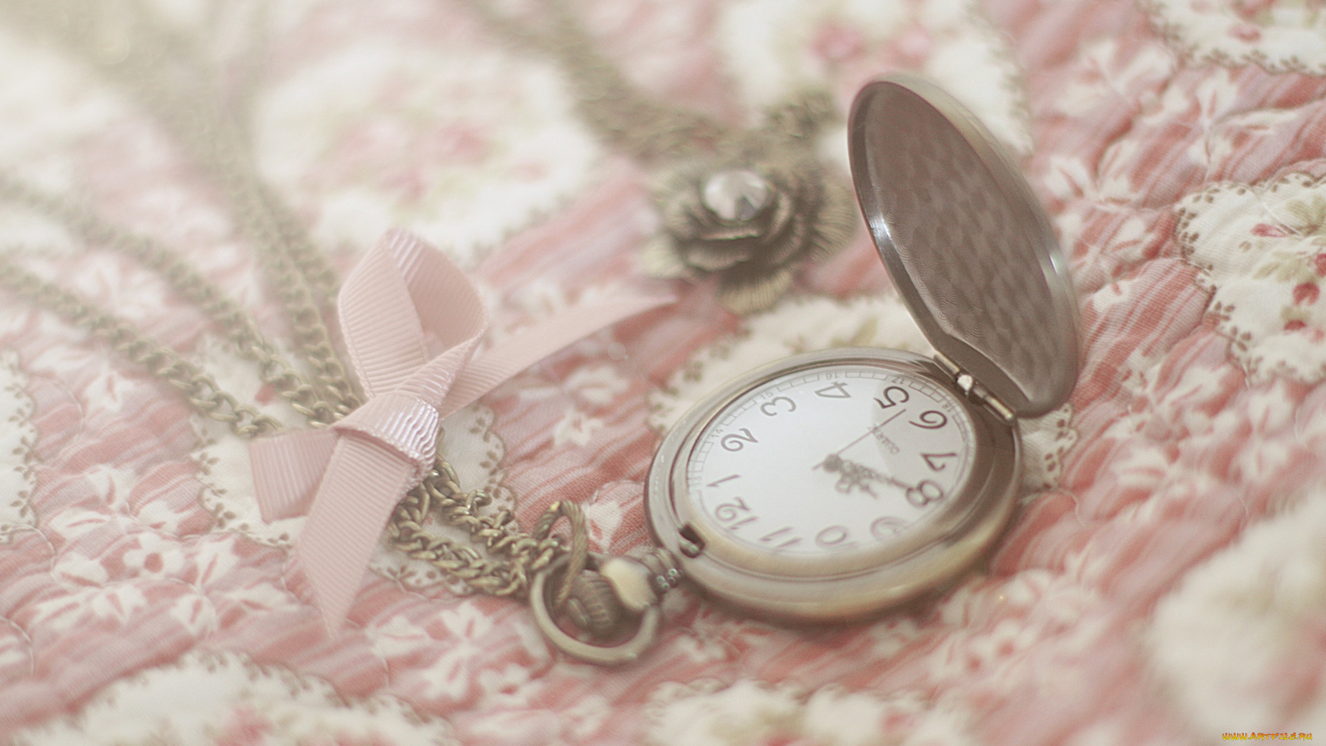 разное, Часы, часовые, механизмы, скатерть, часы, бантик