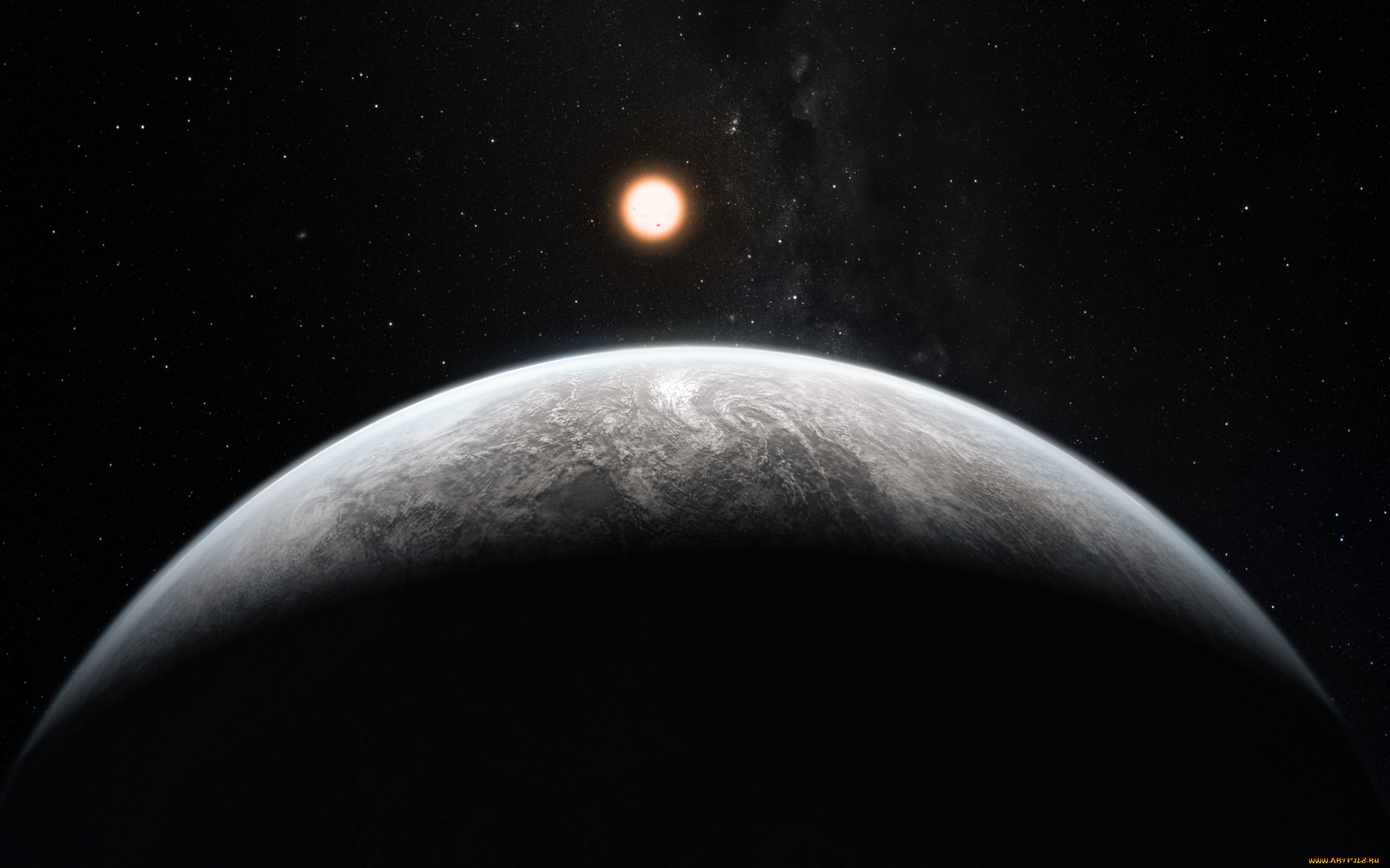 космос, арт, парус, экзопланета, звезда, hd, 85512, b