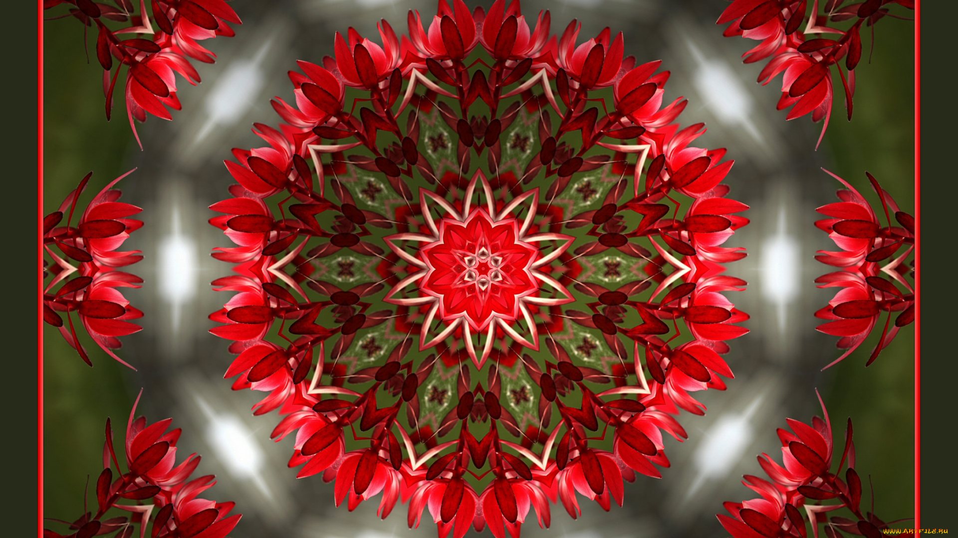 3д, графика, fractal, фракталы, узор, цвета, фон