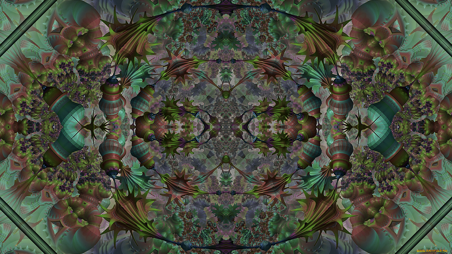 3д, графика, fractal, фракталы, узор, фон, цвета