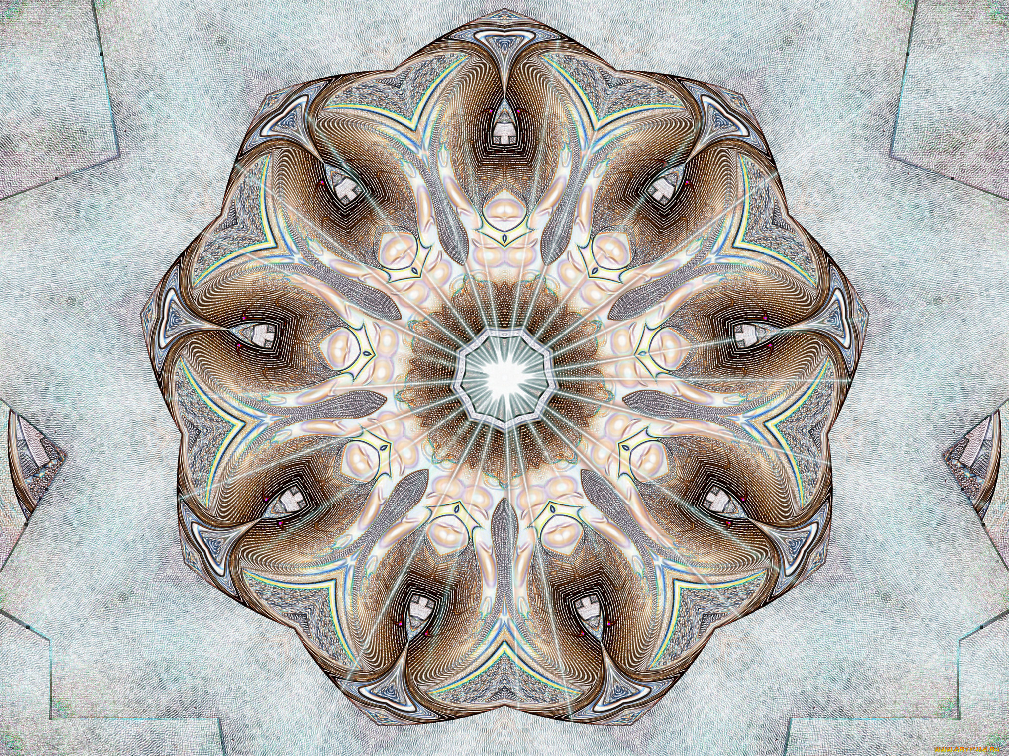 3д, графика, fractal, фракталы, узор, цвета, фон