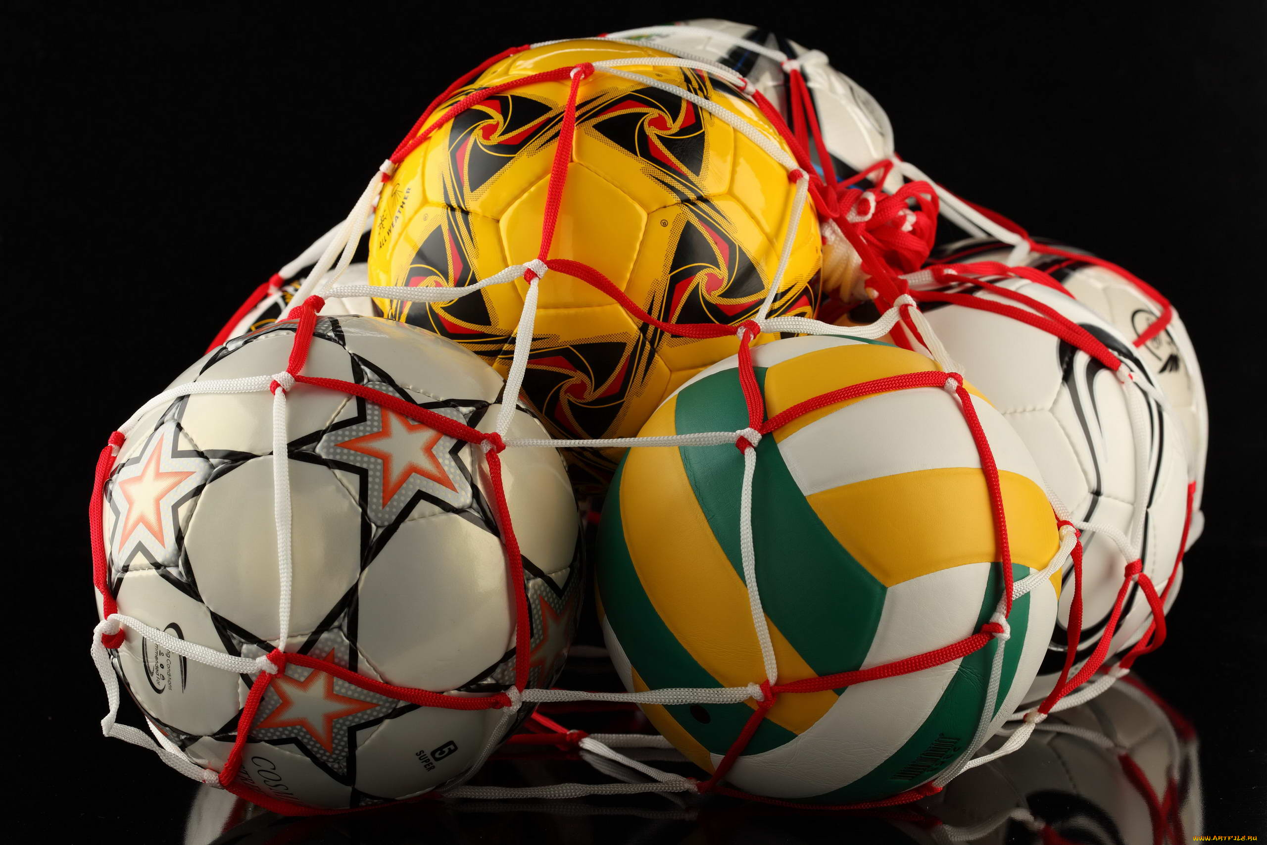 спорт, другое, мячи, сетка