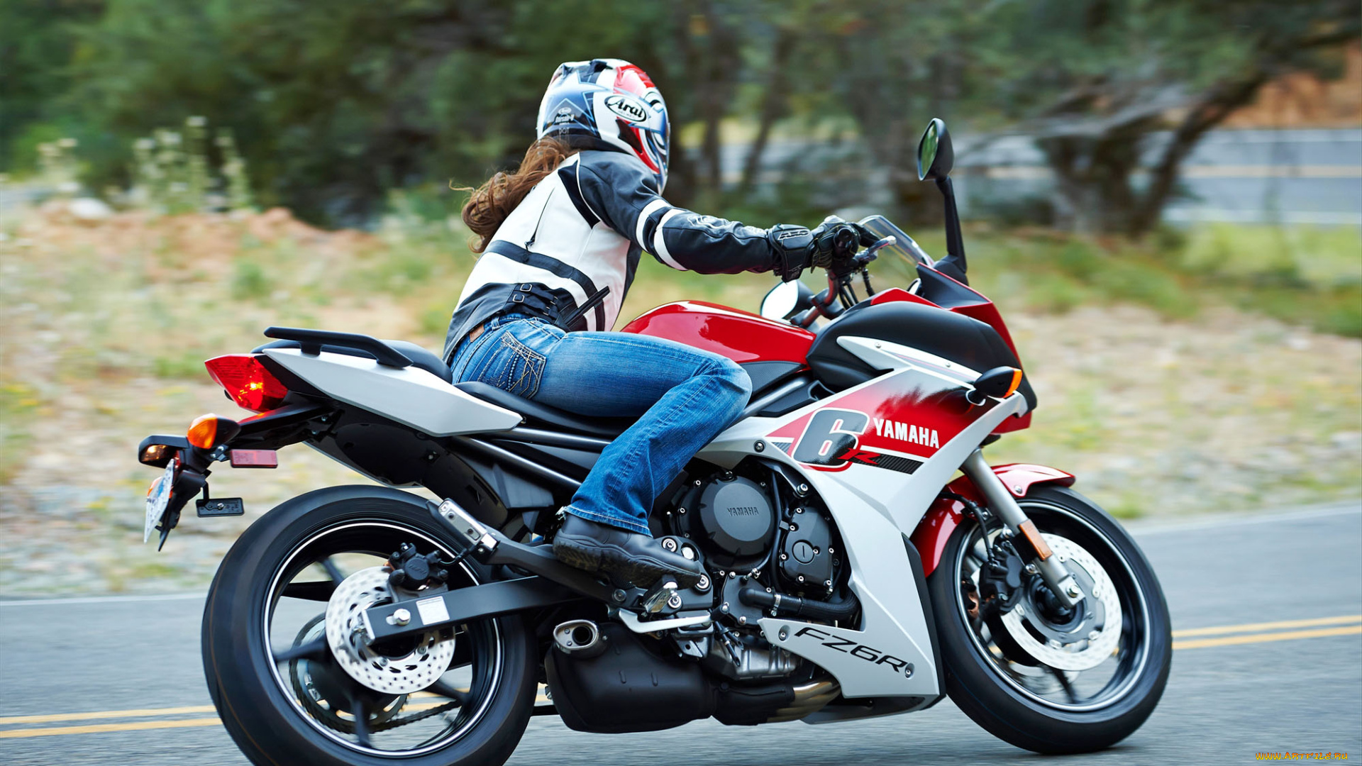 мотоциклы, yamaha, 2014, fz6r