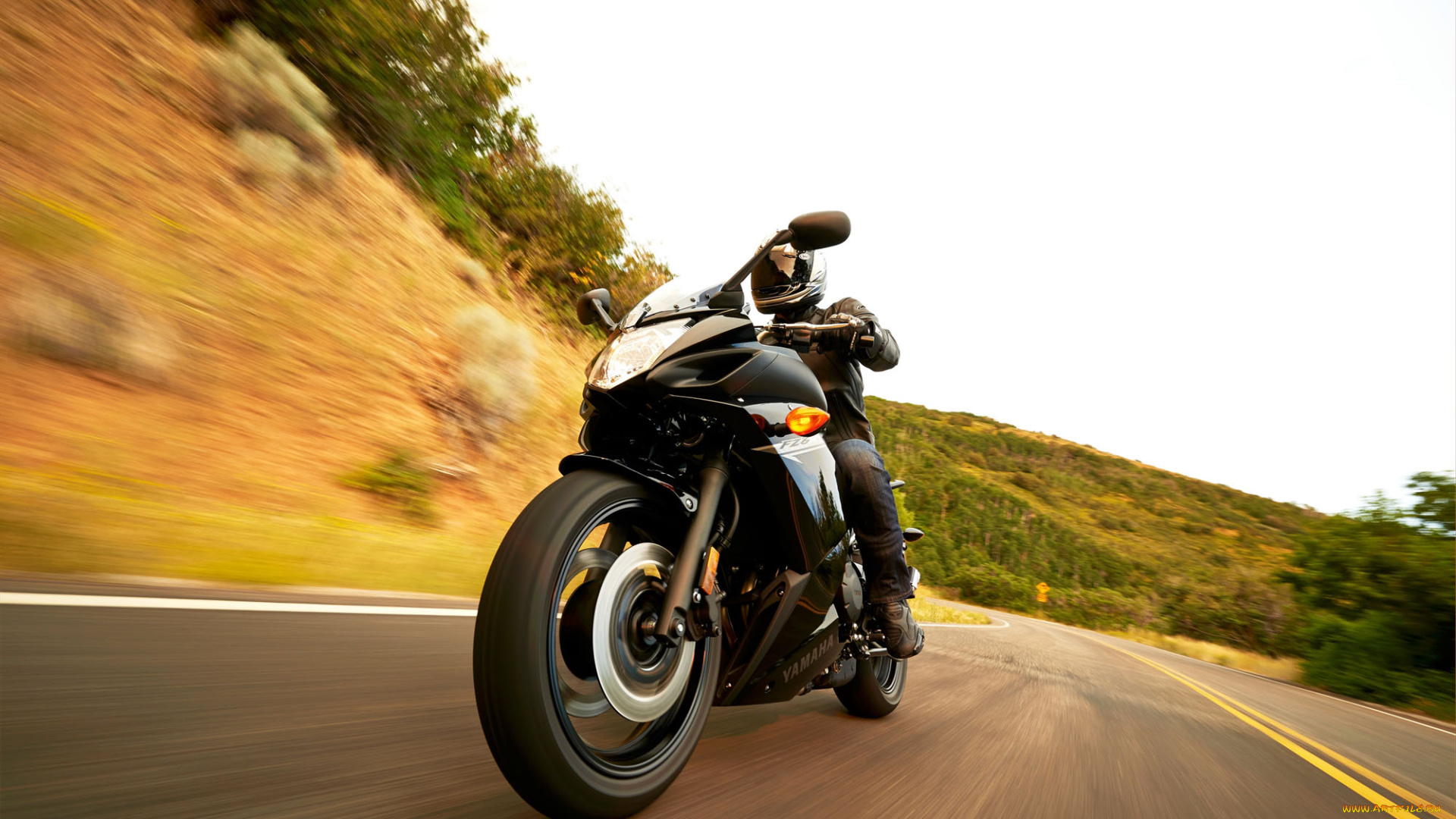 мотоциклы, yamaha, fz6r, 2014