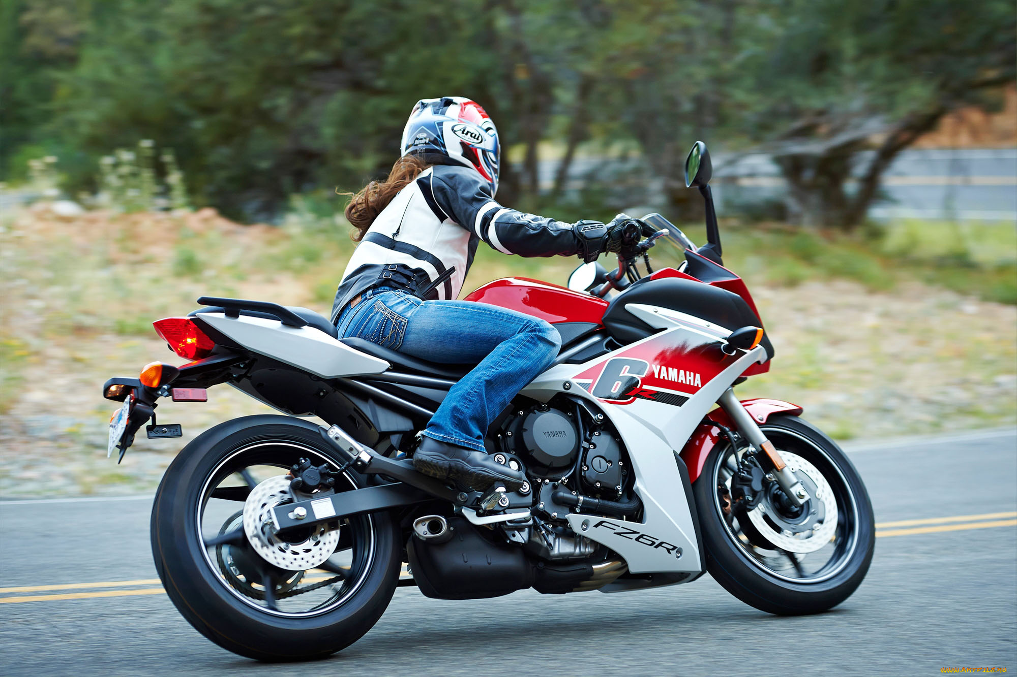 мотоциклы, yamaha, 2014, fz6r