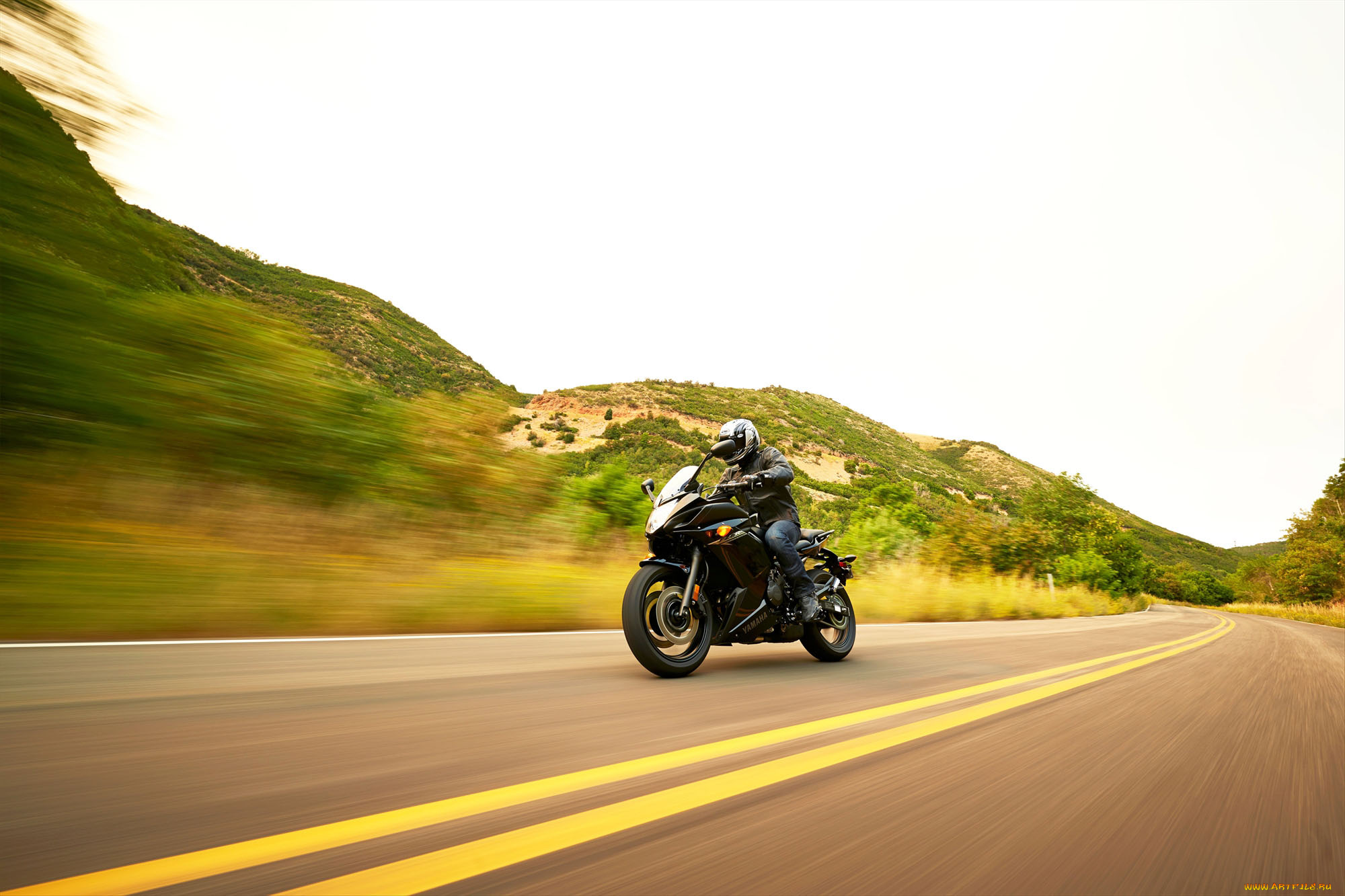 мотоциклы, yamaha, fz6r, 2014