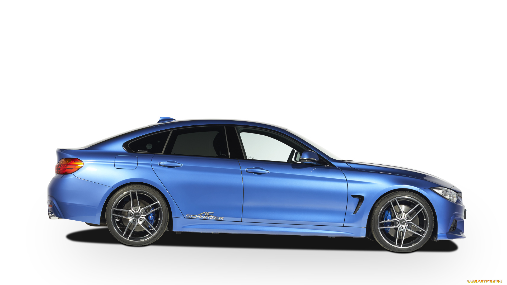 автомобили, bmw, coupе, ac, gran, acs4, 3-5i, schnitzer, синий, f36, 2014г