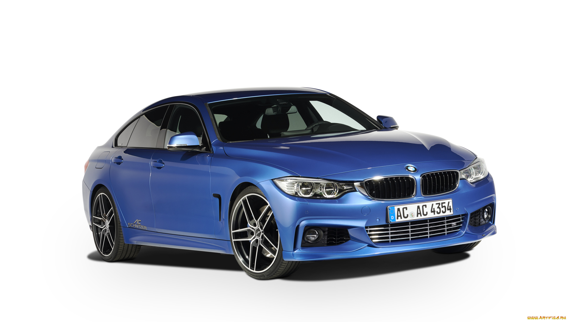 автомобили, bmw, schnitzer, ac, синий, 2014г, f36, coupе, gran, acs4, 3-5i