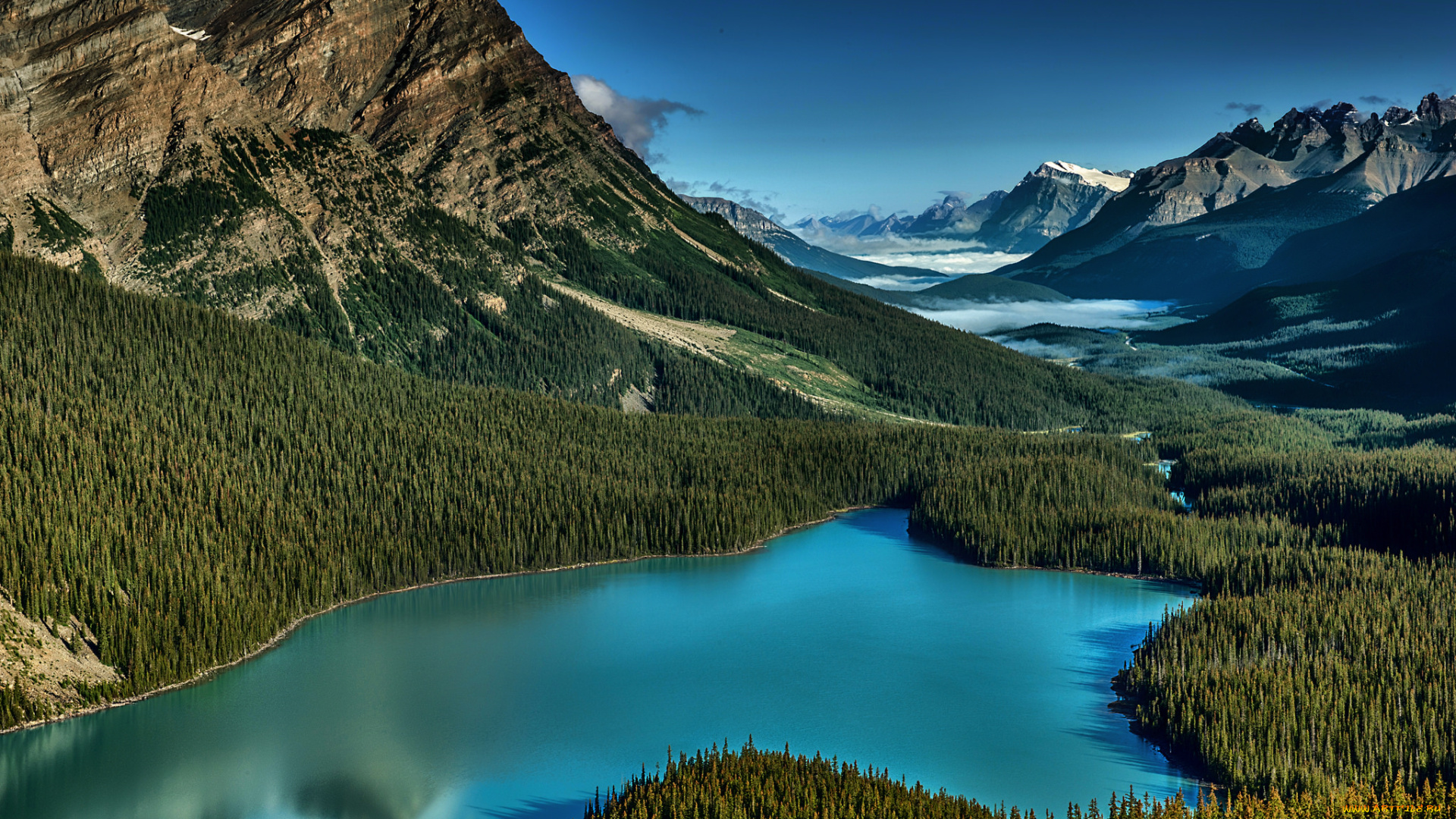 природа, реки, озера, горы, озеро, лес