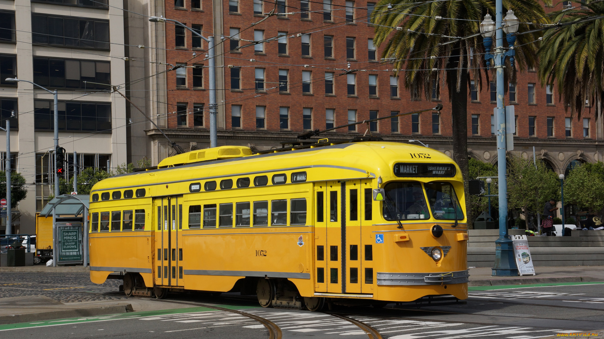 техника, трамваи, город, трамвай, рельсы