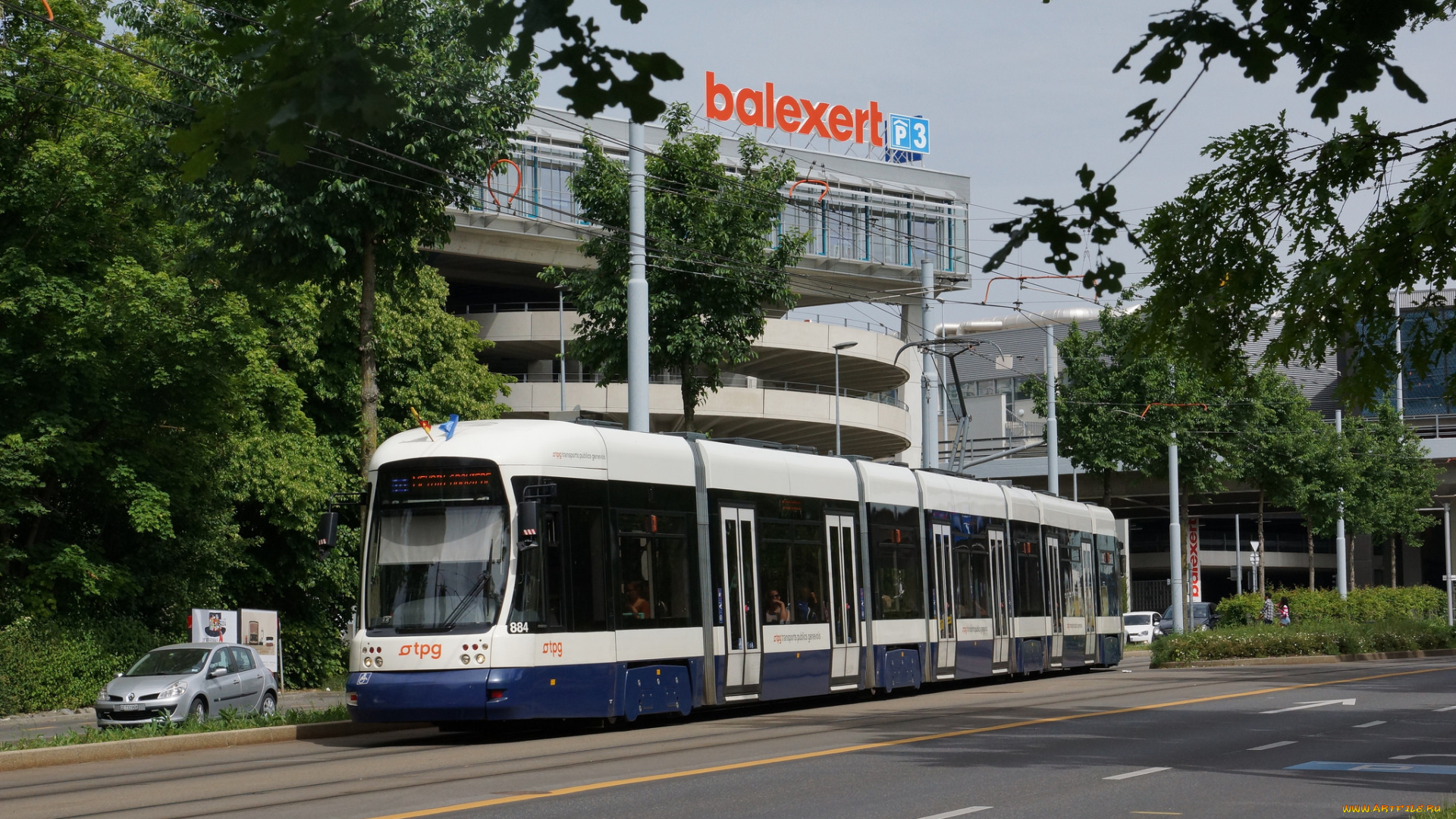 техника, трамваи, рельсы, город, трамвай