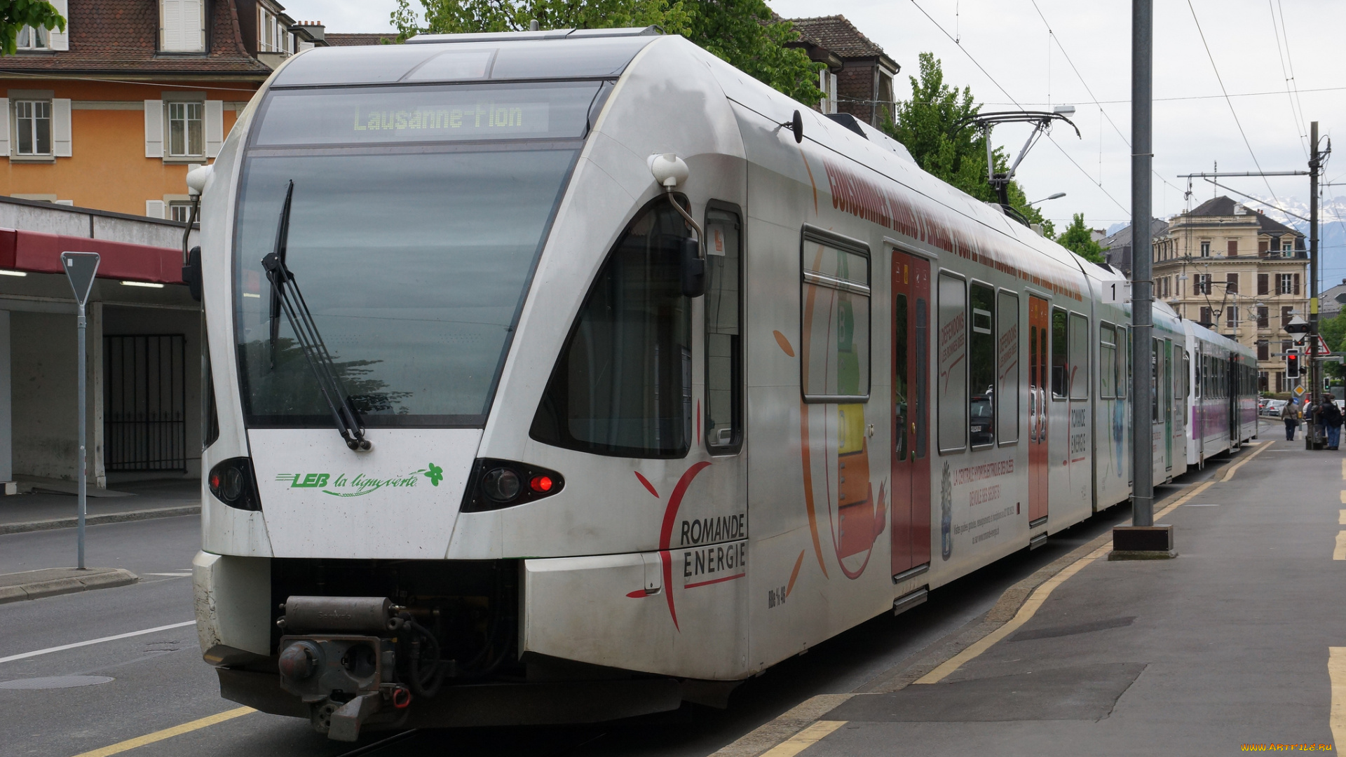 техника, трамваи, рельсы, город, трамвай