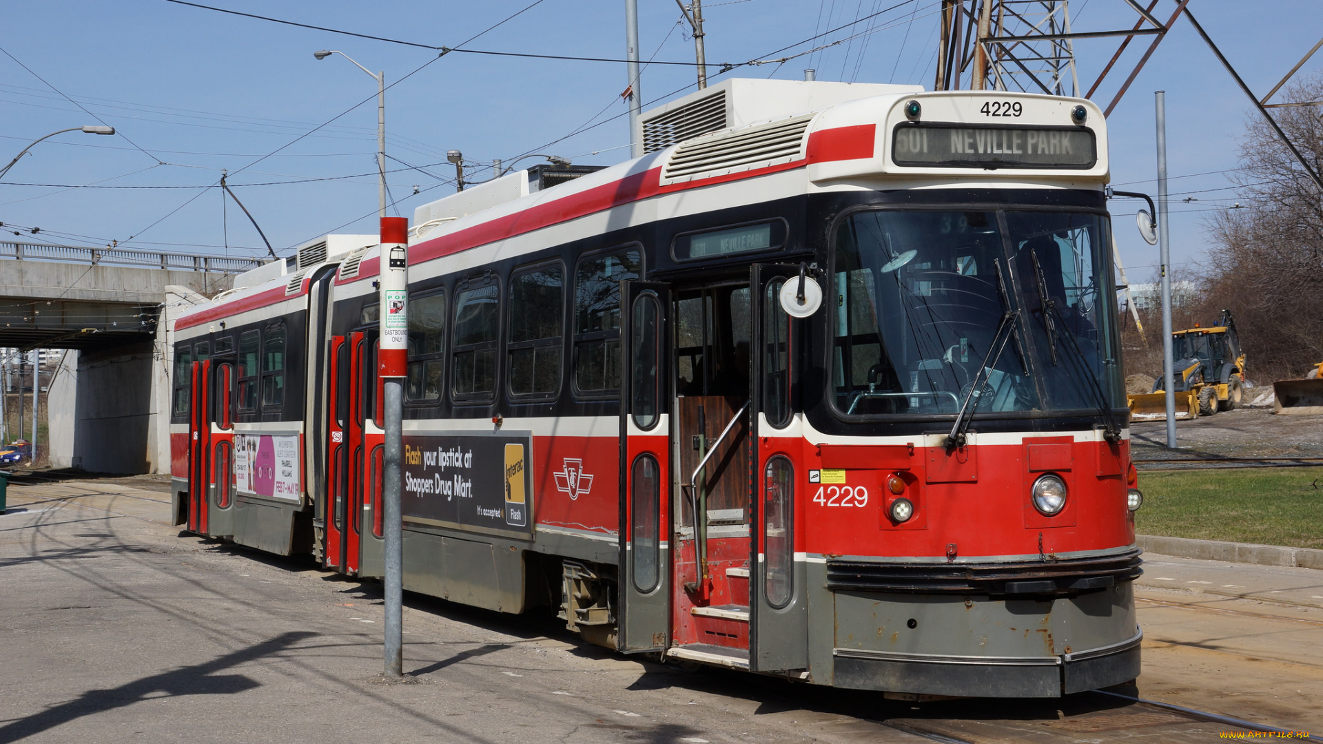 техника, трамваи, рельсы, город, трамвай