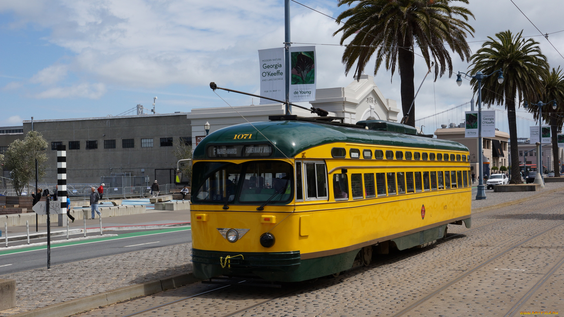 техника, трамваи, рельсы, город, трамвай