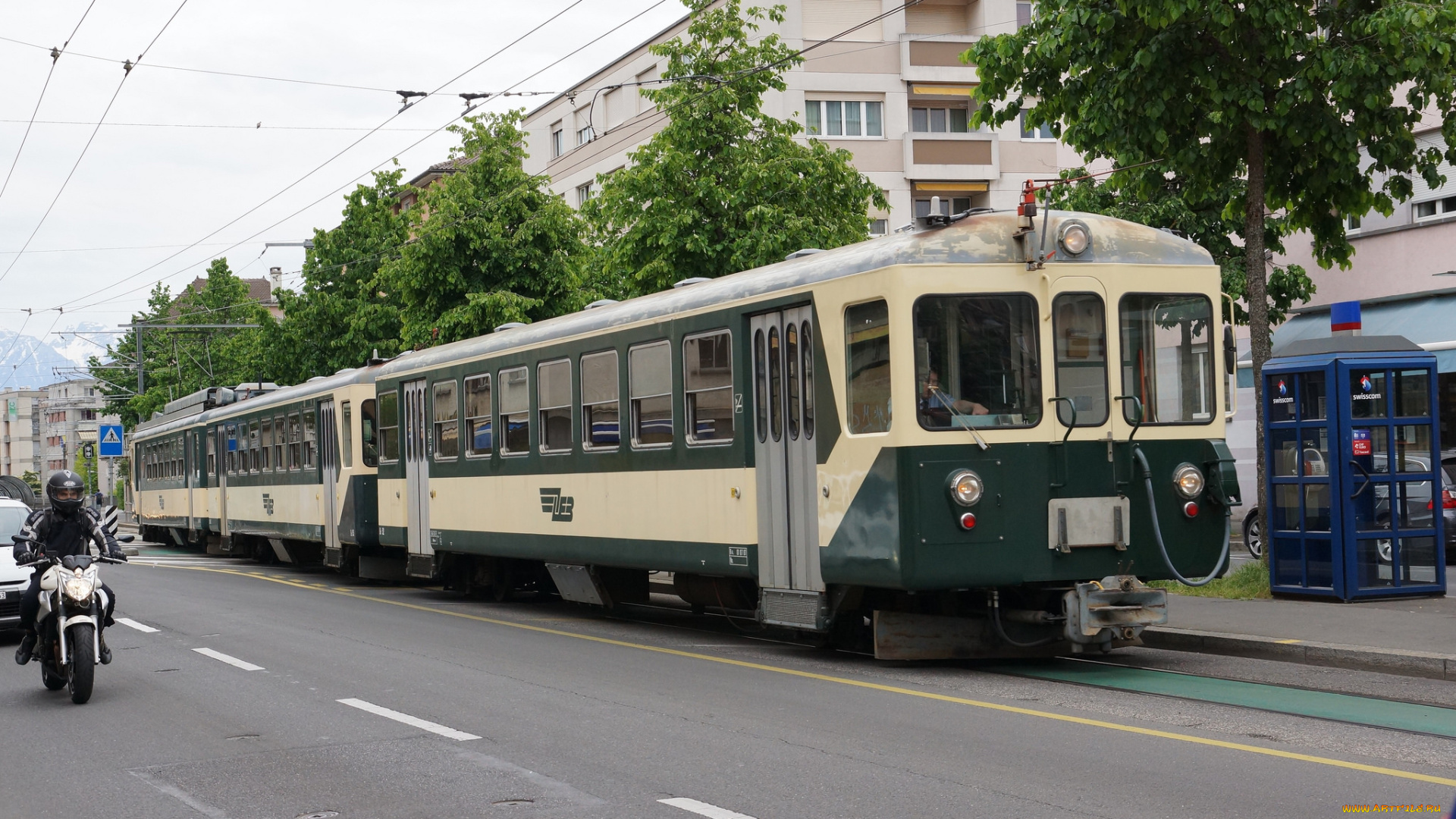 техника, трамваи, трамвай, город, рельсы