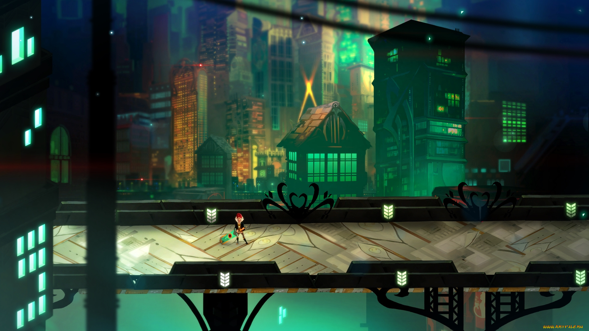 transistor, видео, игры, -, transistor, rpg, экшен, игра