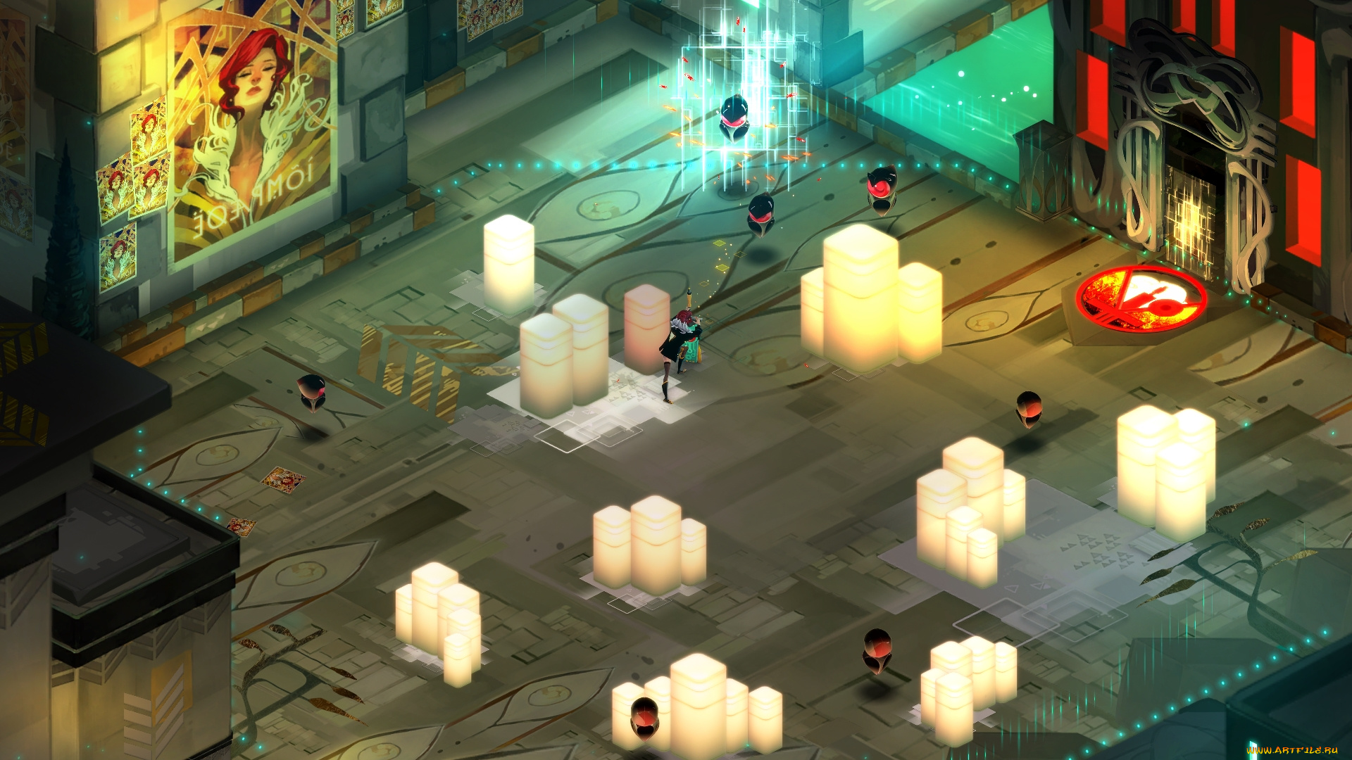transistor, видео, игры, -, transistor, rpg, экшен, игра