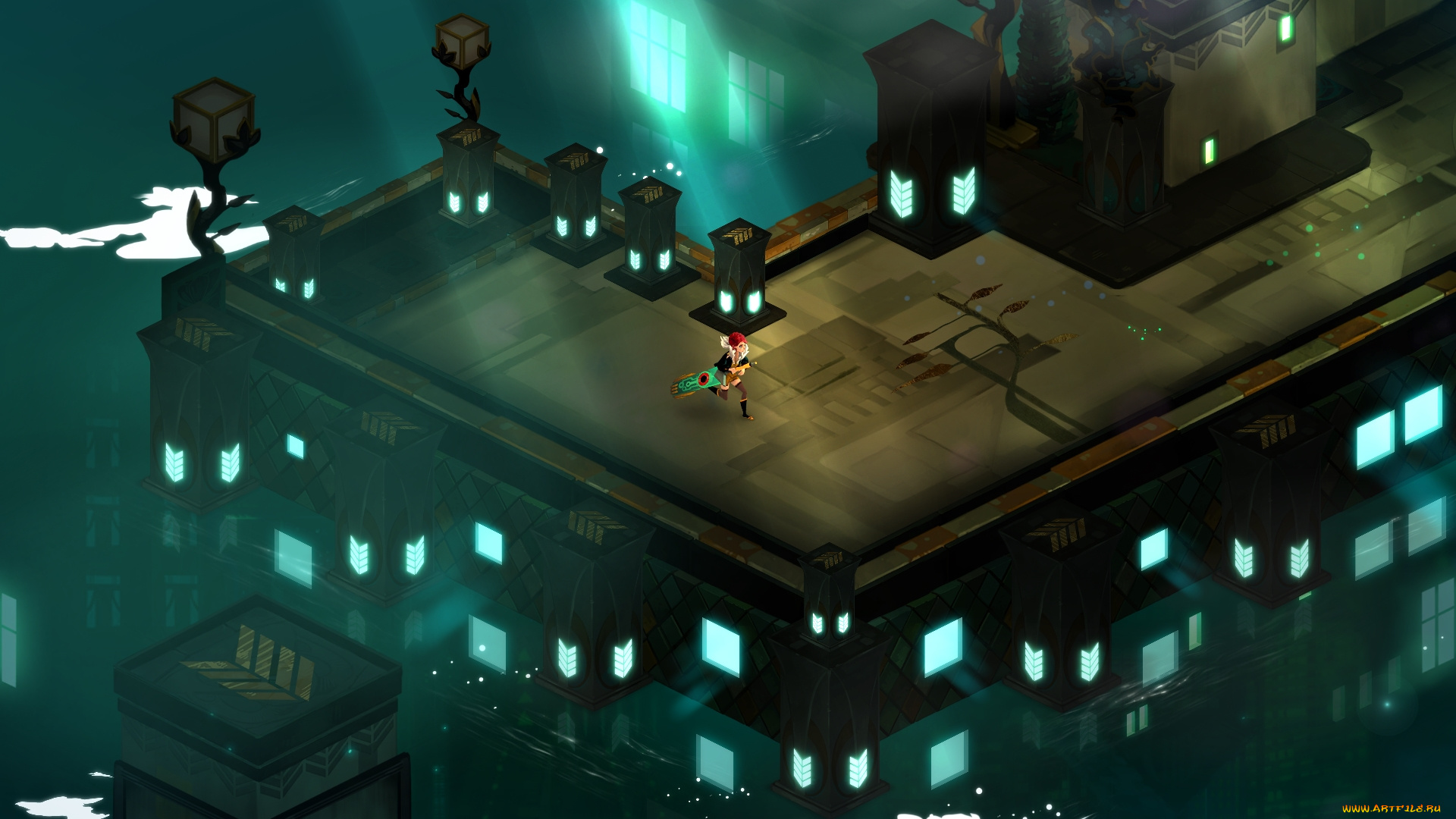 transistor, видео, игры, -, transistor, rpg, экшен, игра