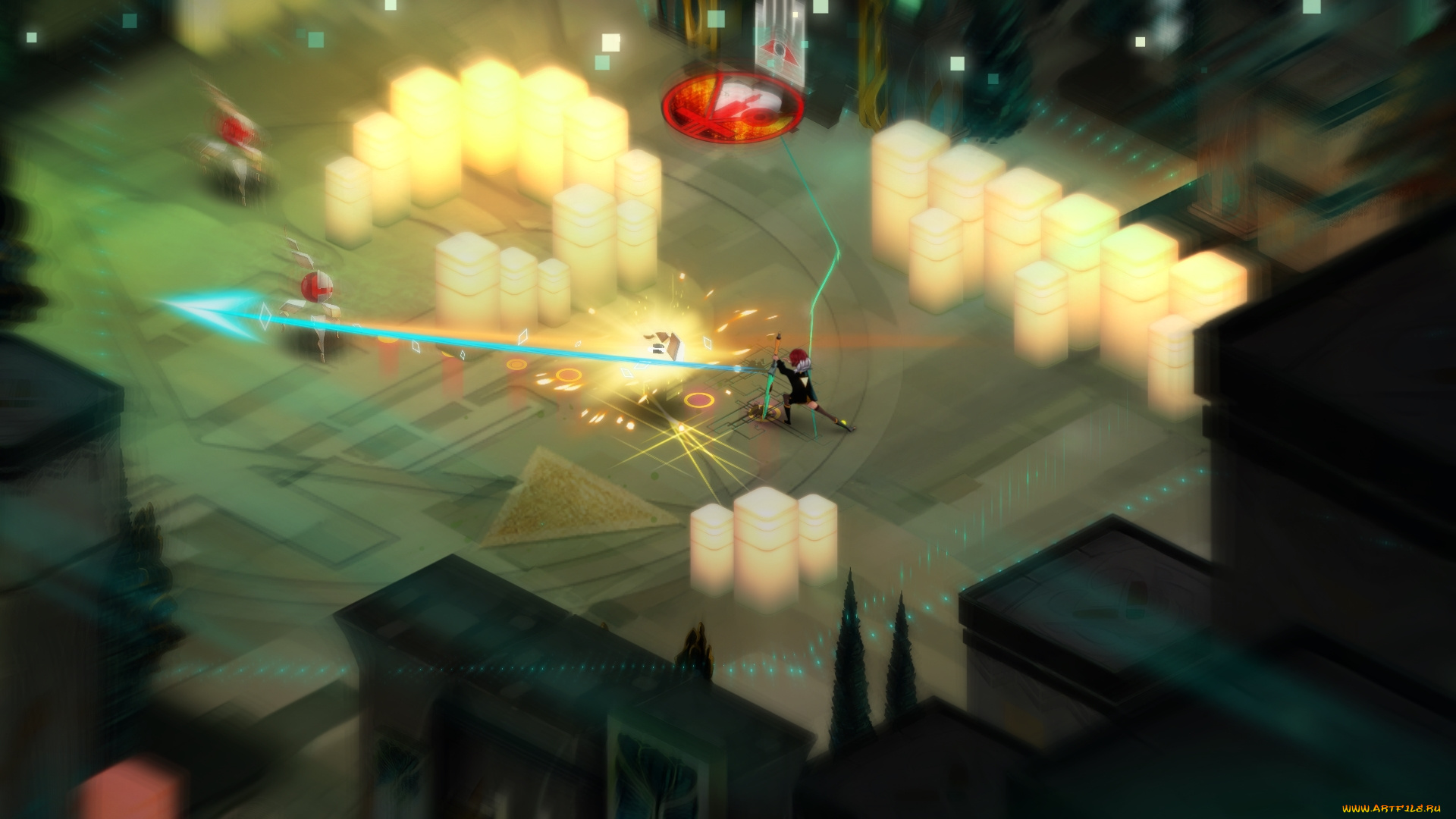 transistor, видео, игры, -, transistor, rpg, экшен, игра