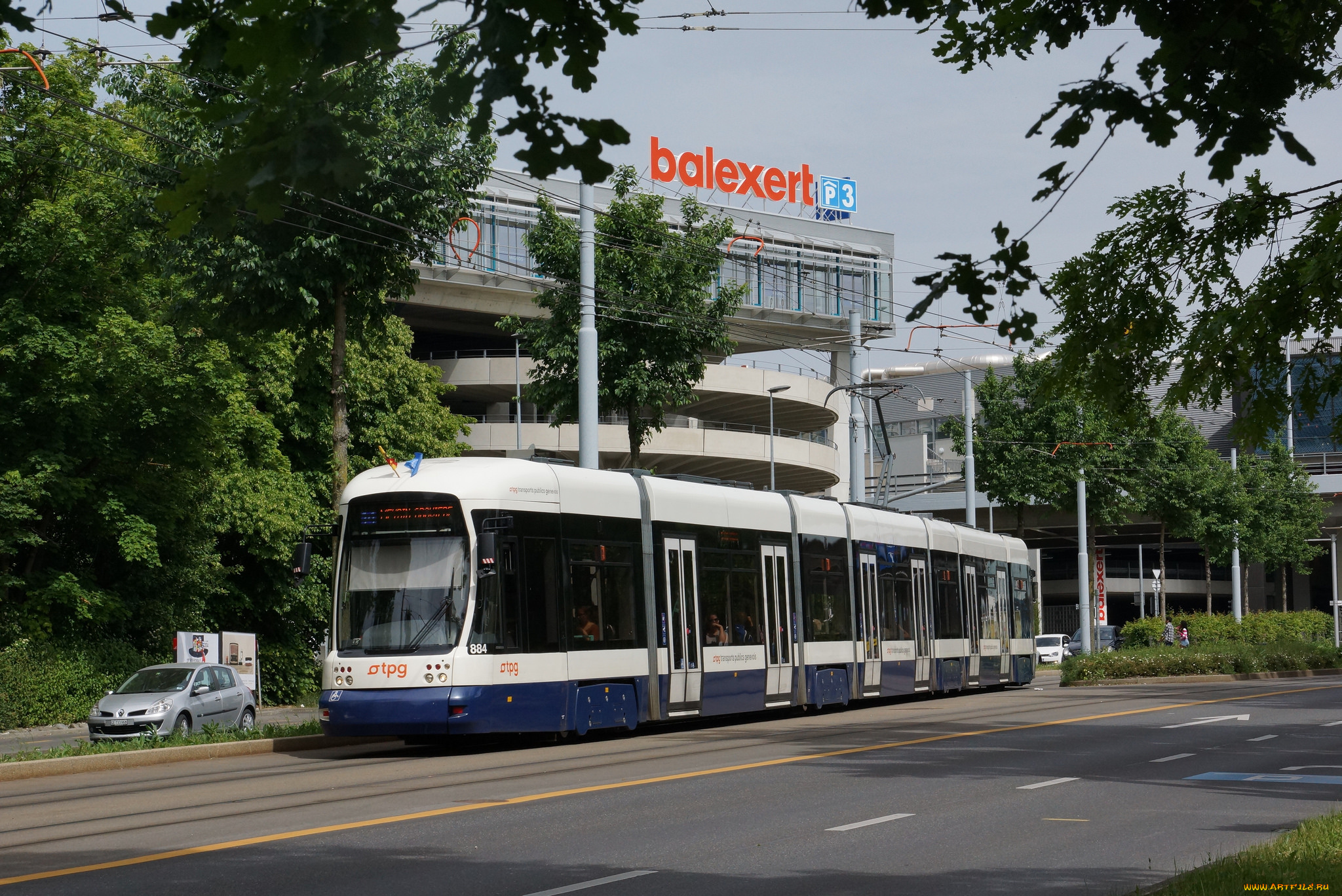 техника, трамваи, рельсы, город, трамвай