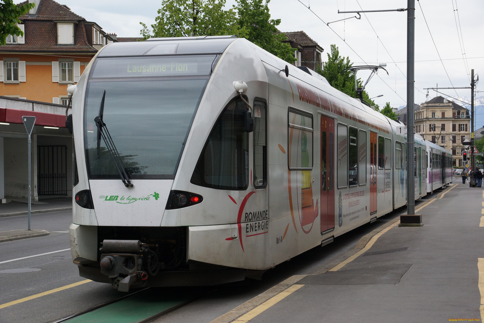 техника, трамваи, рельсы, город, трамвай