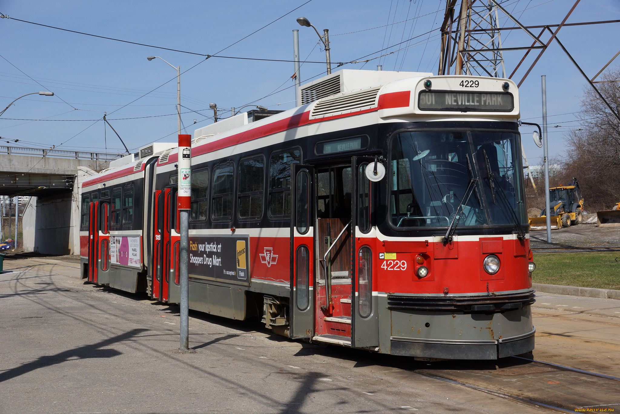 техника, трамваи, рельсы, город, трамвай