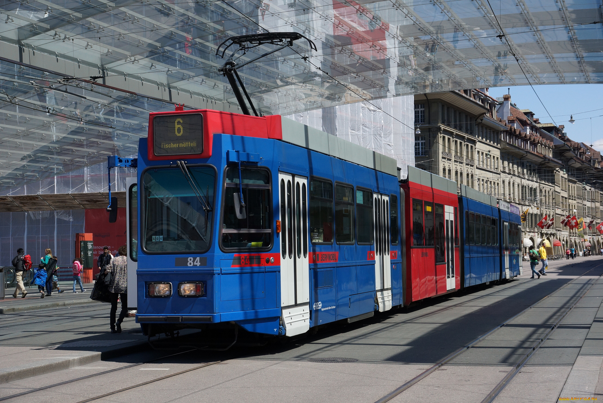 техника, трамваи, рельсы, город, трамвай