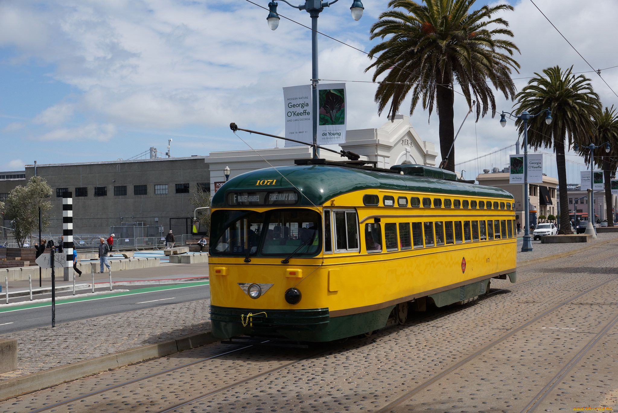 техника, трамваи, рельсы, город, трамвай