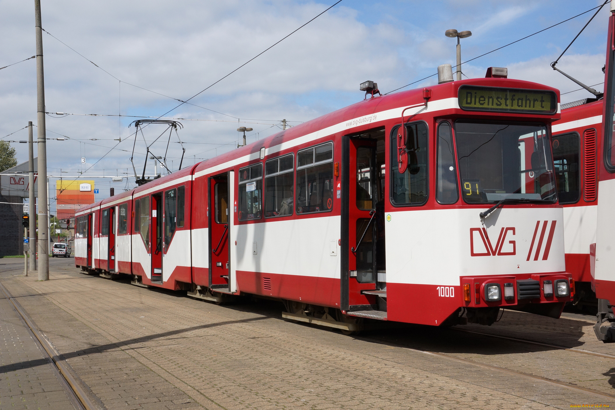 техника, трамваи, рельсы, город, трамвай