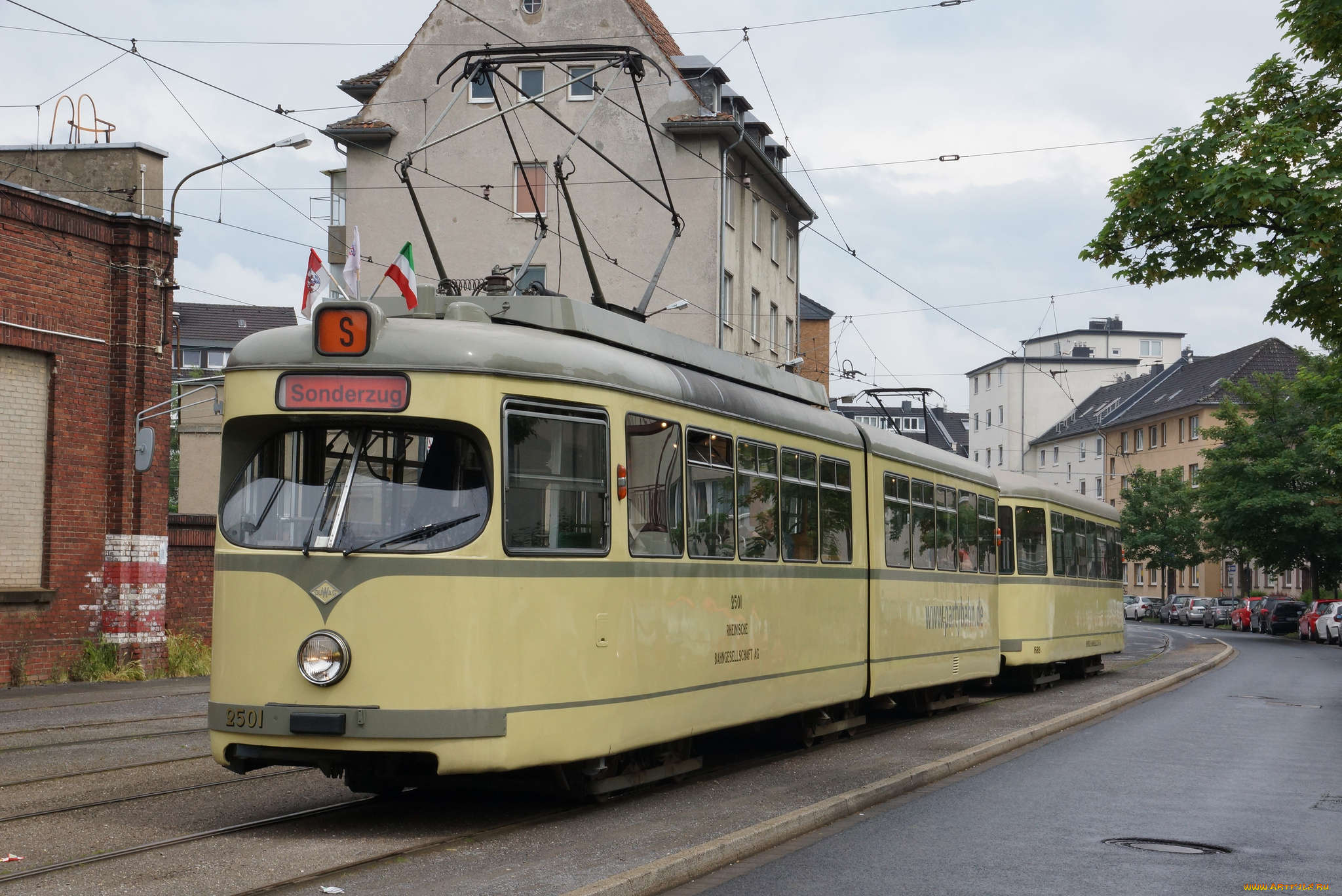 техника, трамваи, рельсы, трамвай, город