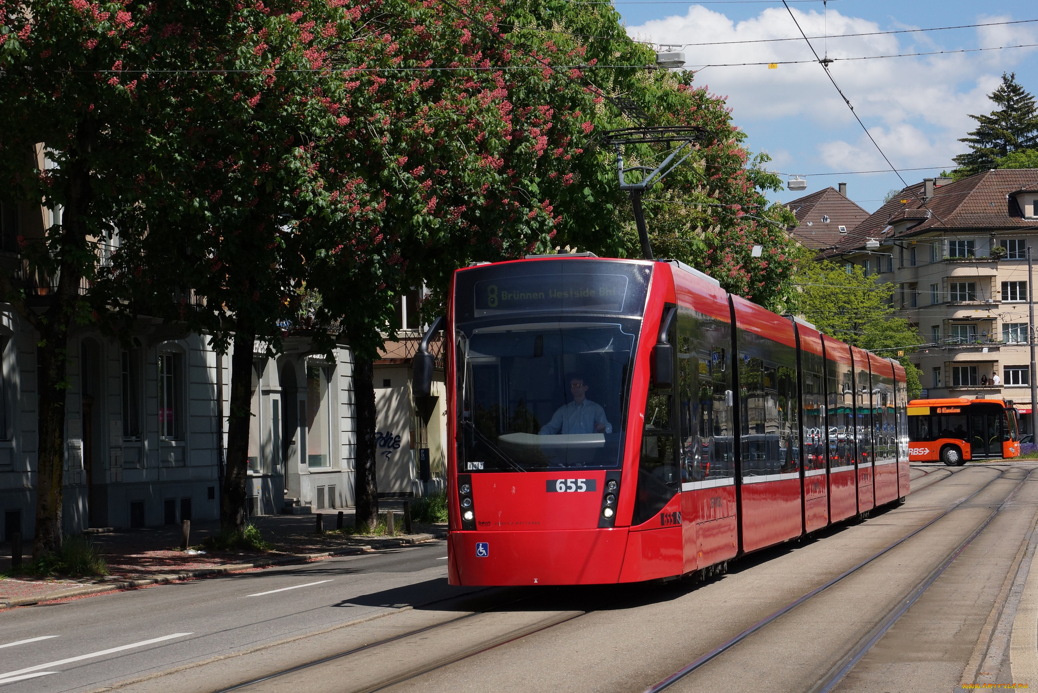 техника, трамваи, рельсы, трамвай, город